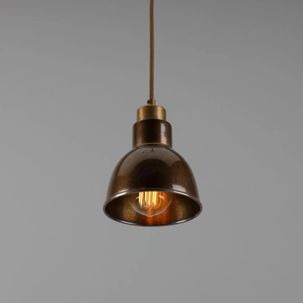 Baku Vintage Brass Pendant Light