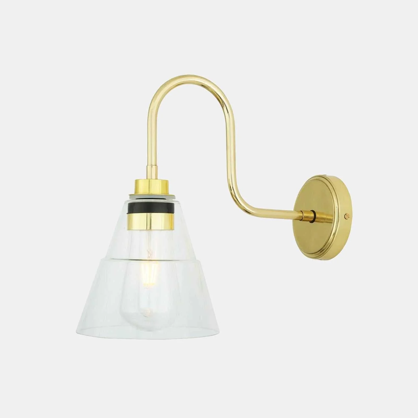 Bo Bathroom Wall Light - Swan Neck - Image 4