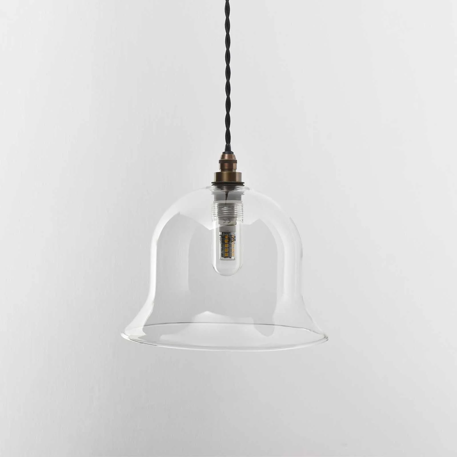 Bodium Medium Clear Glass Shade Bathroom Pendant Light - Image 3