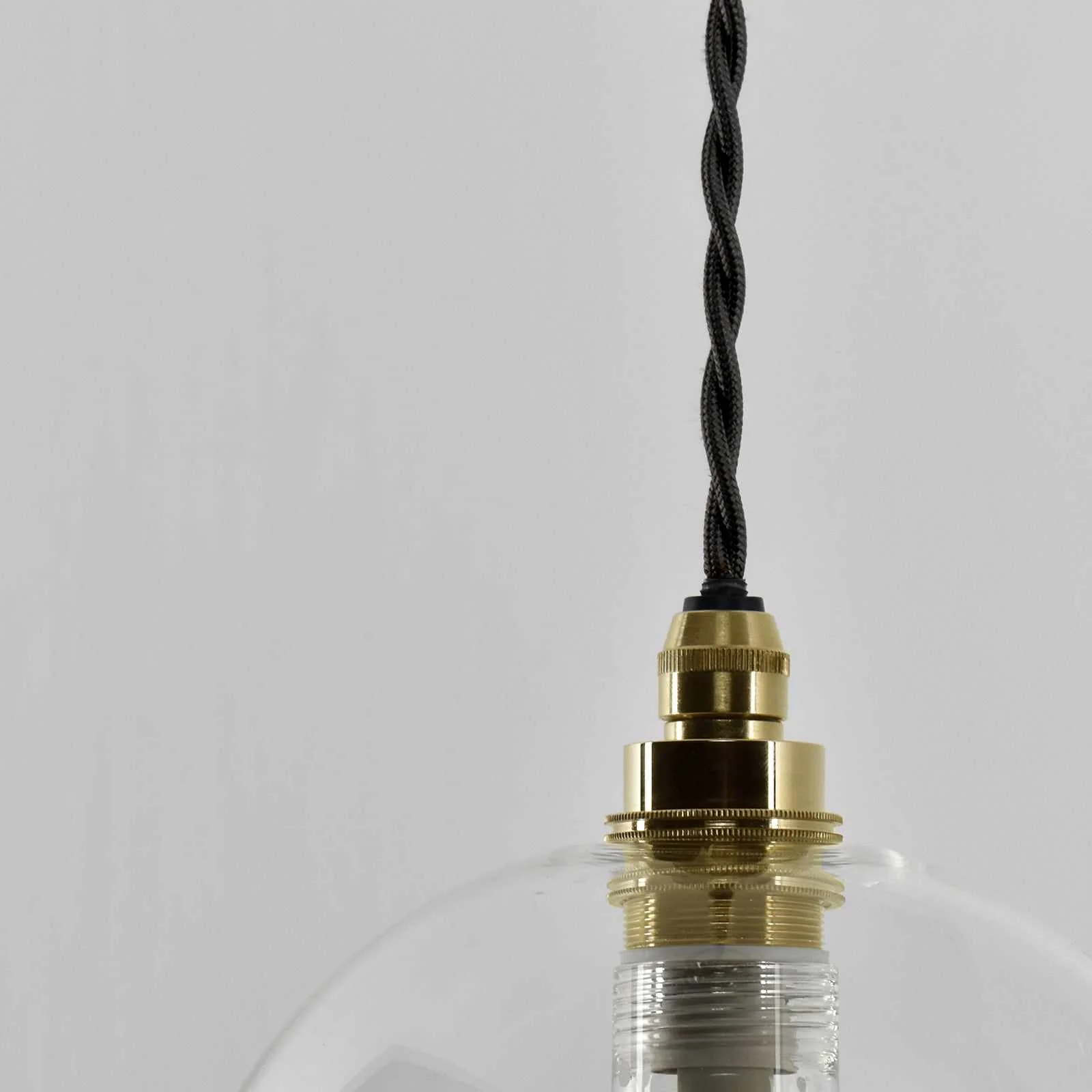 Bodium Medium Clear Glass Shade Bathroom Pendant Light - Image 6