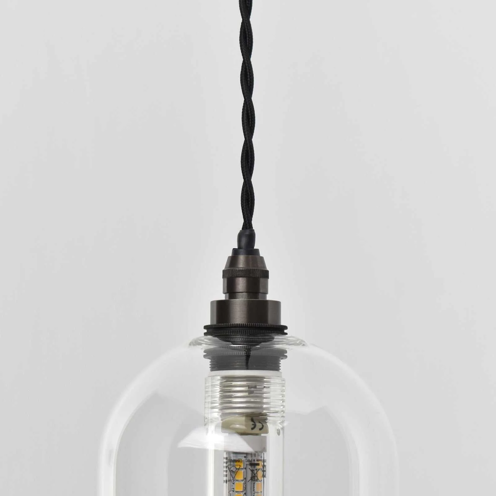 Bodium Small Clear Glass Shade Bathroom Pendant Light - Image 4