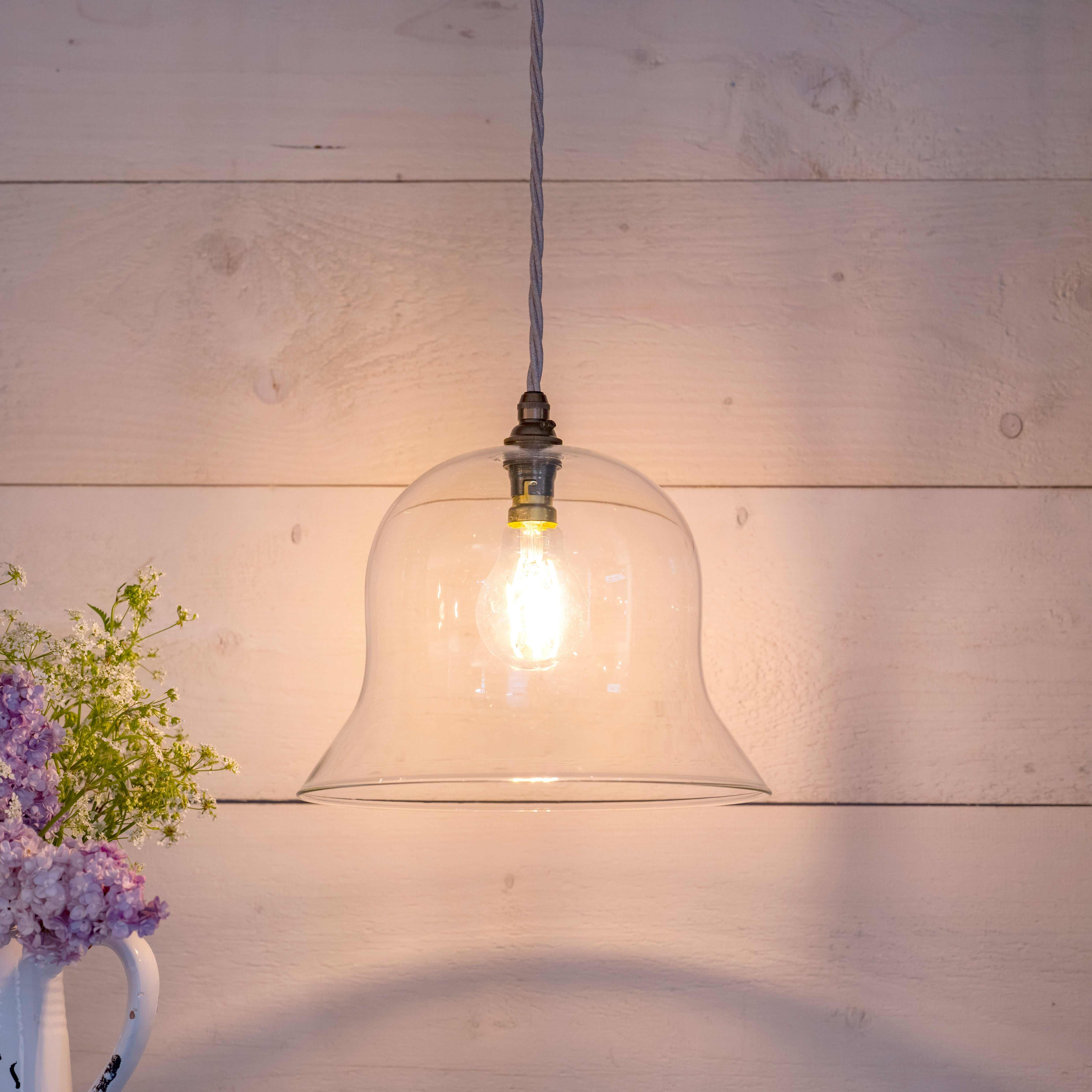Bodium Large Clear Glass Shade Pendant Light - Image 4