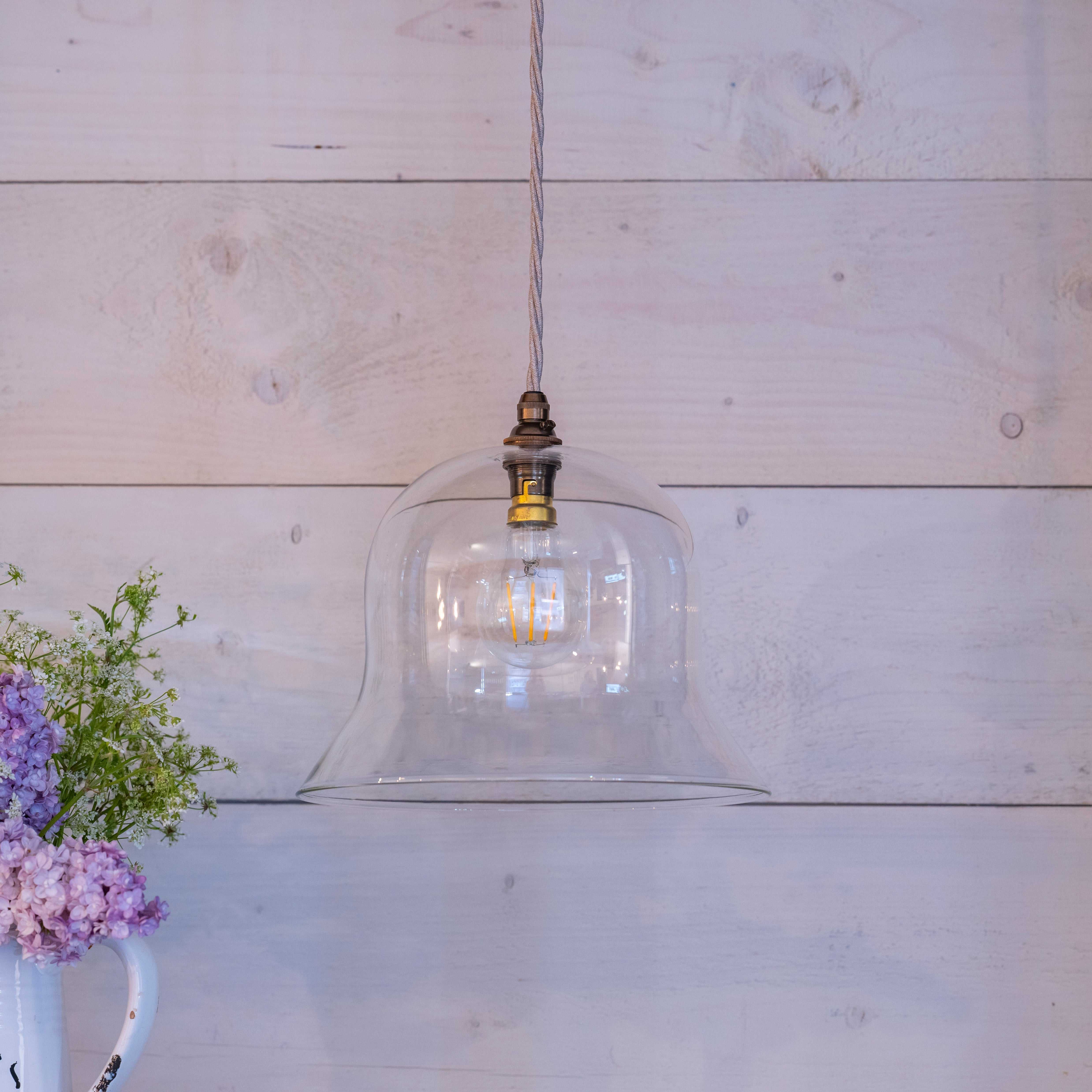Bodium Large Clear Glass Shade Pendant Light - Image 5