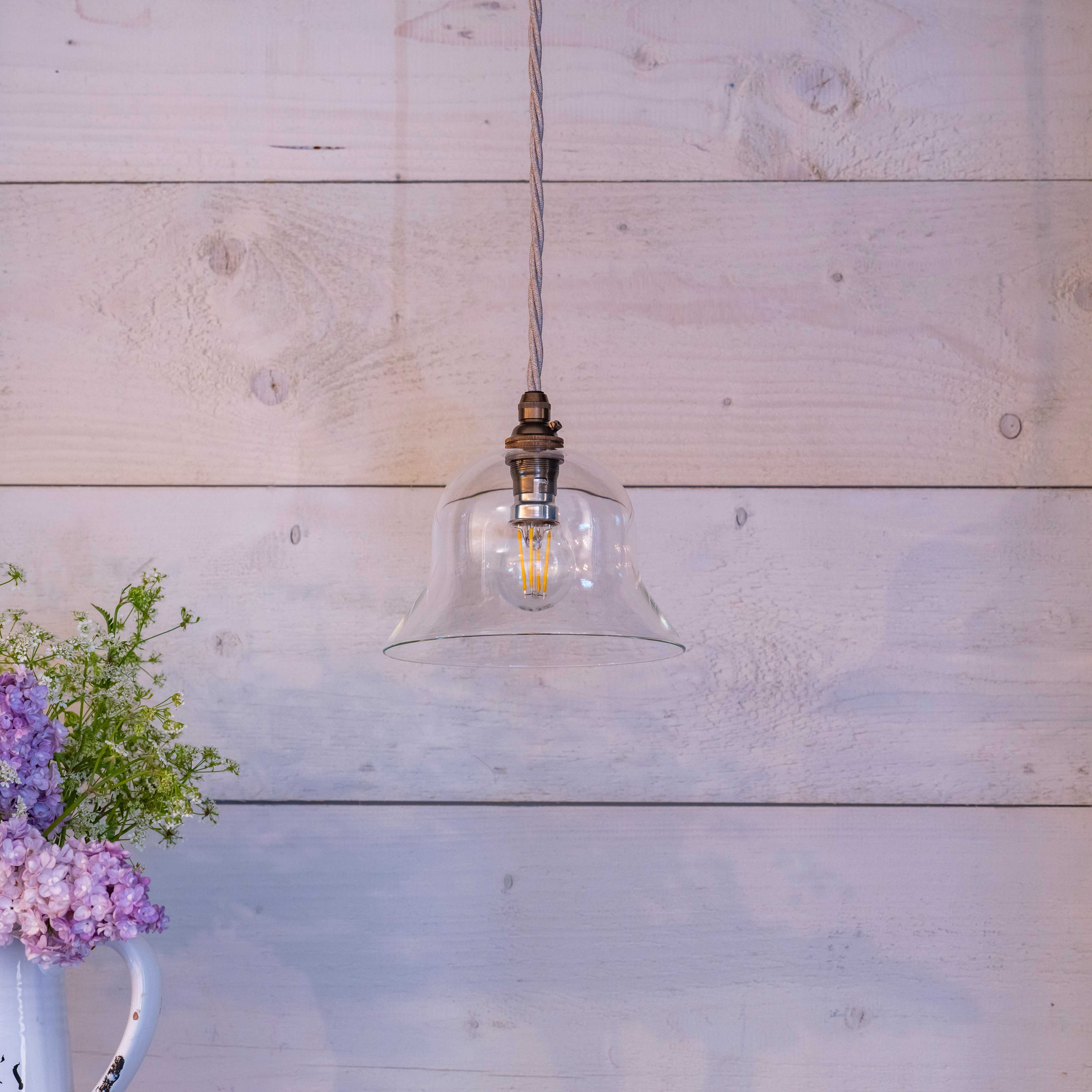 Bodium Small Clear Glass Shade Pendant Light - Image 3