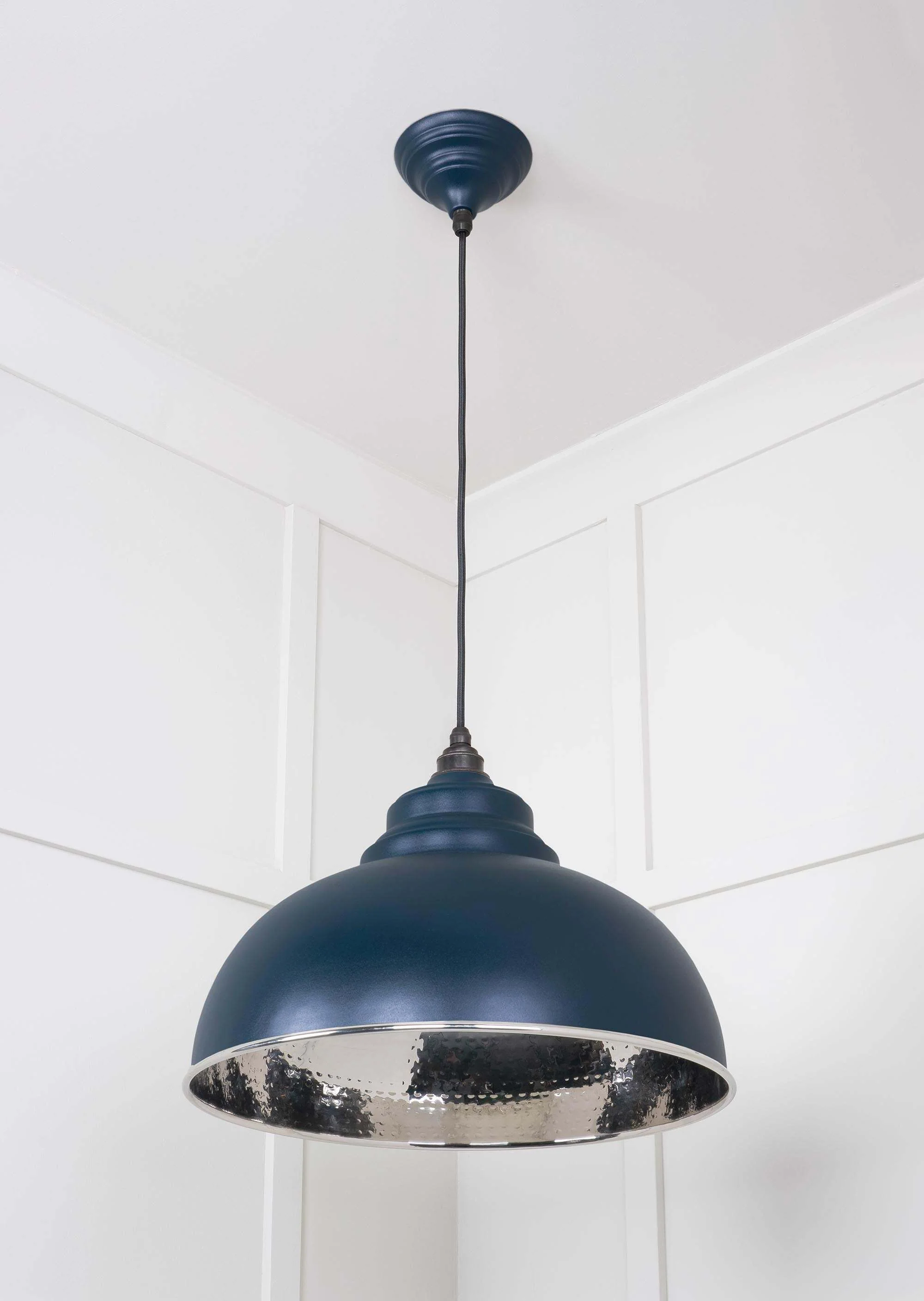 Brampton Hammered Nickel Pendant Light - Image 10