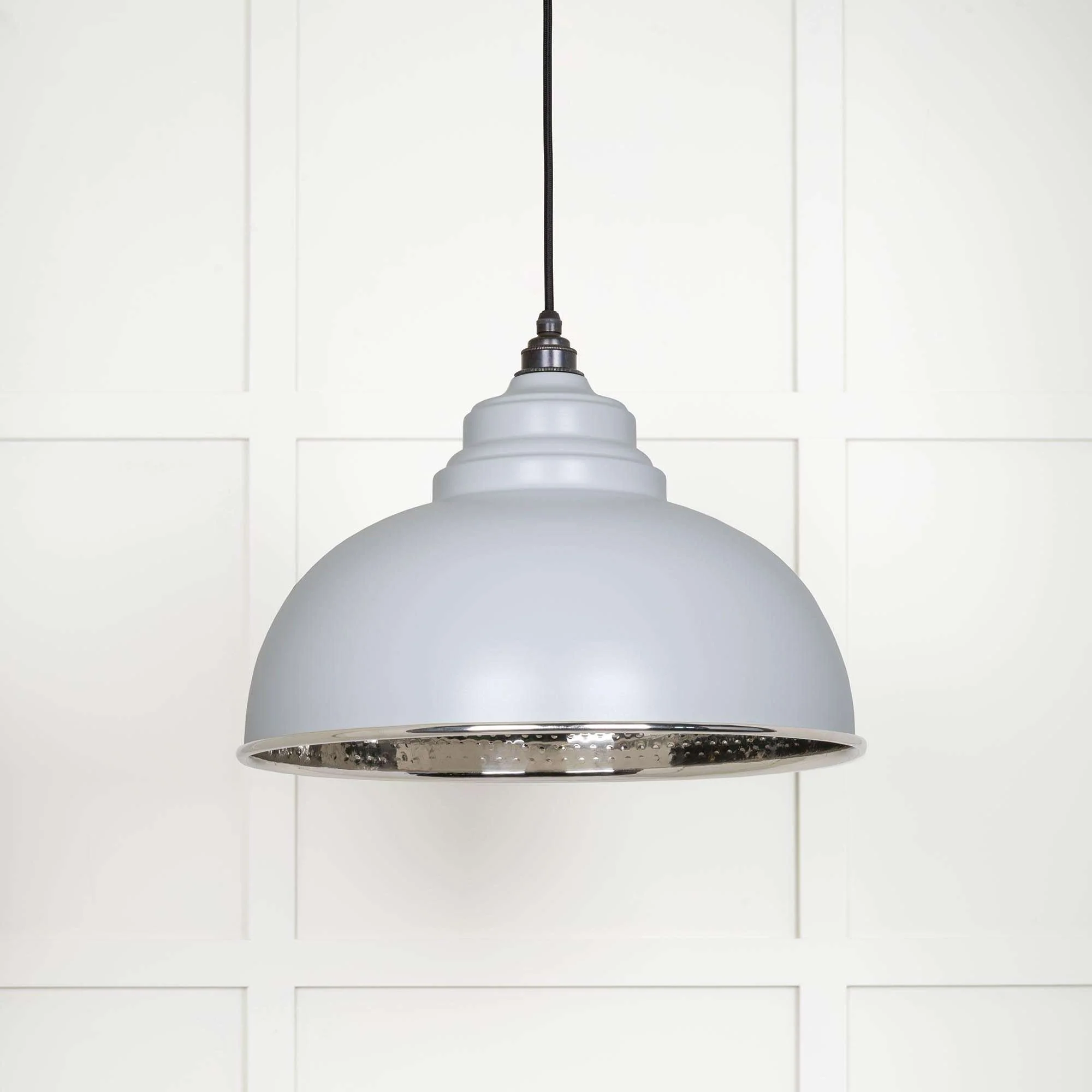 Brampton Hammered Nickel Pendant Light - Image 12
