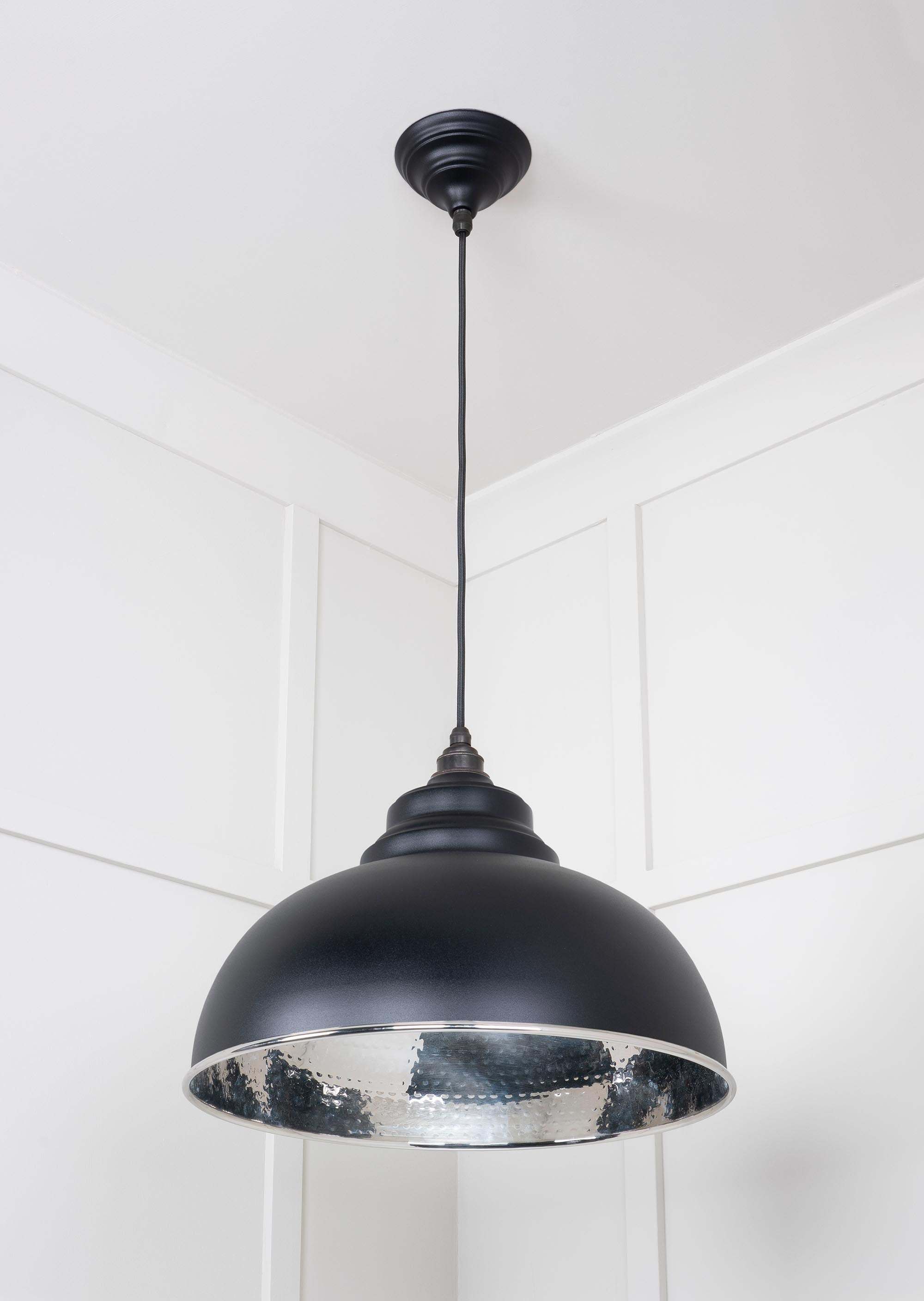 Brampton Hammered Nickel Pendant Light - Image 15