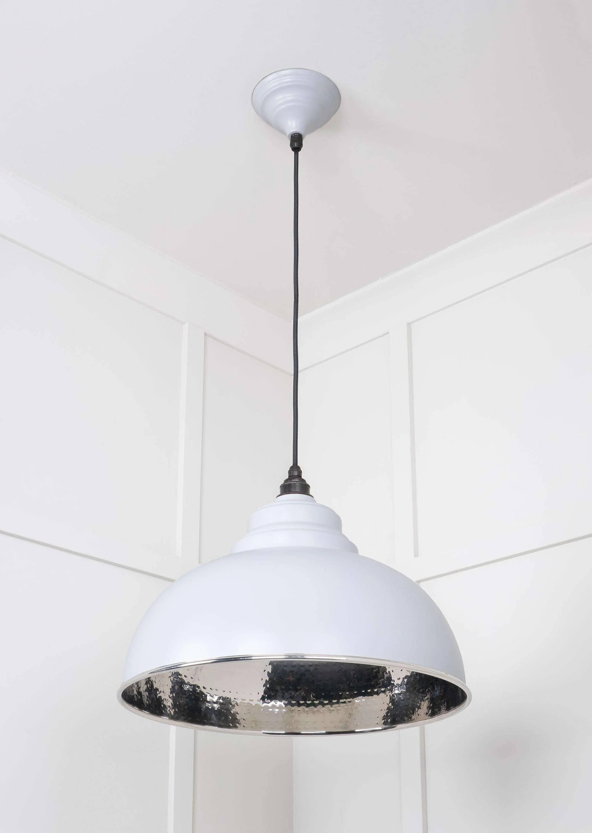 Brampton Hammered Nickel Pendant Light - Image 16