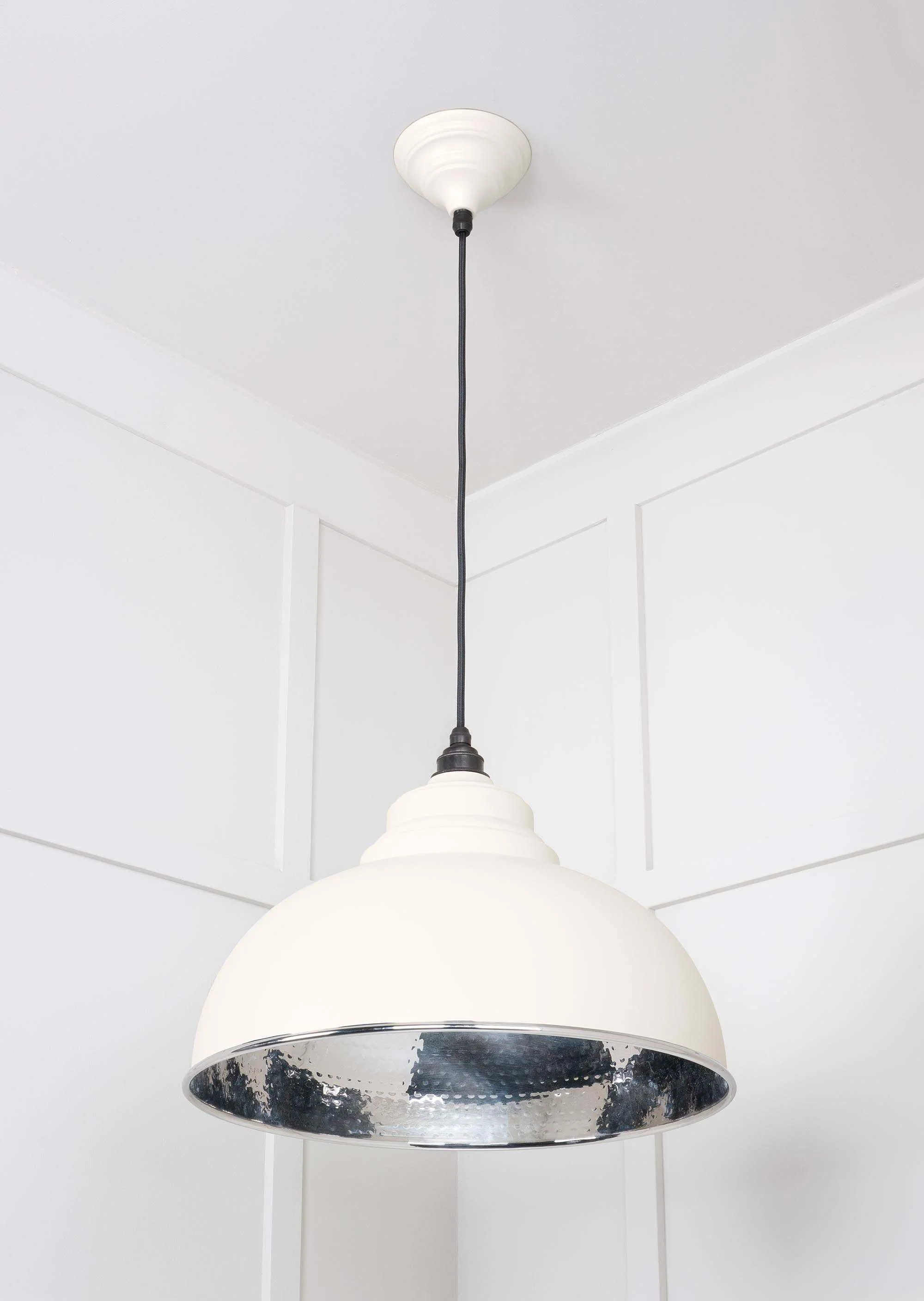 Brampton Hammered Nickel Pendant Light - Image 7