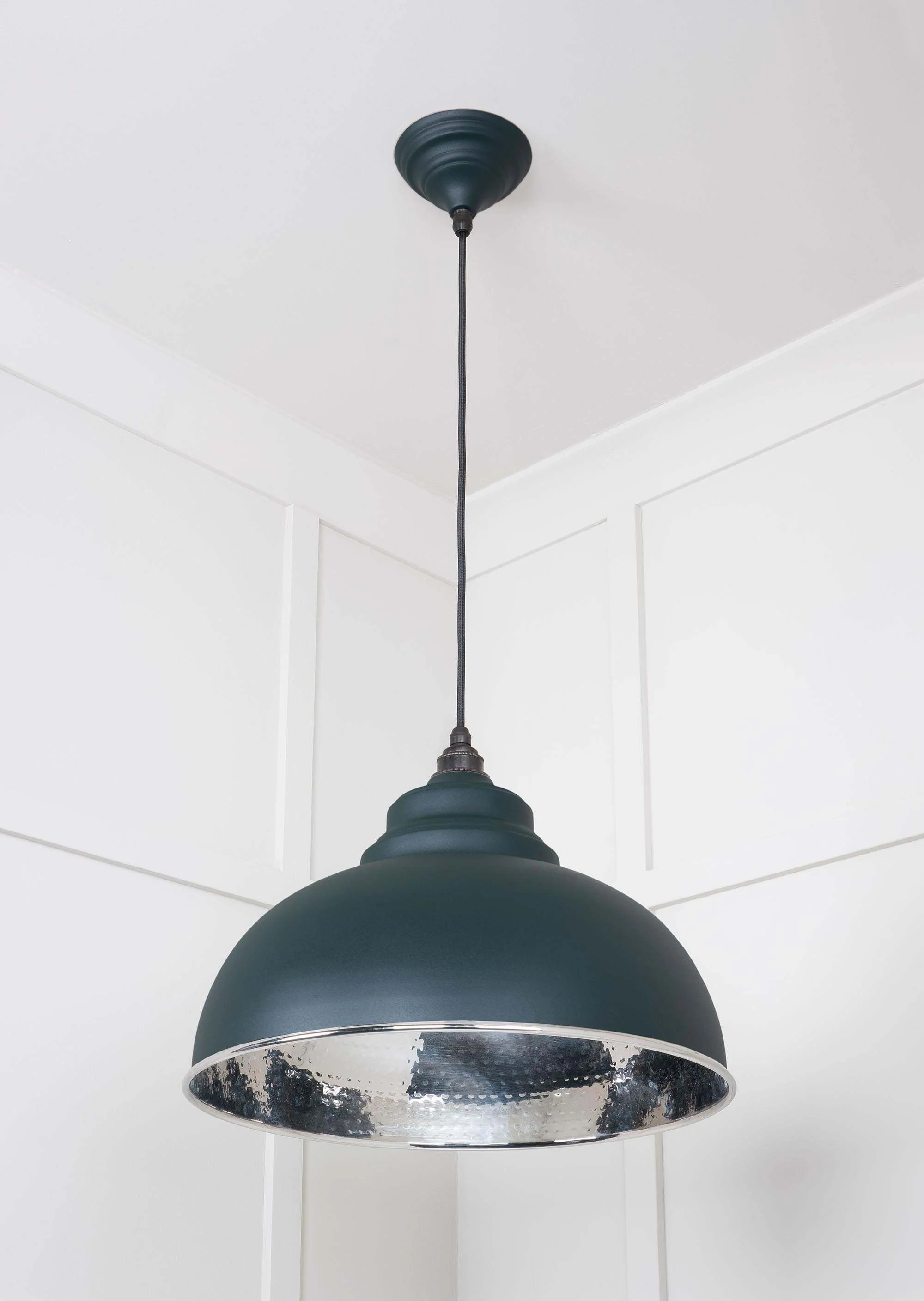 Brampton Hammered Nickel Pendant Light - Image 9