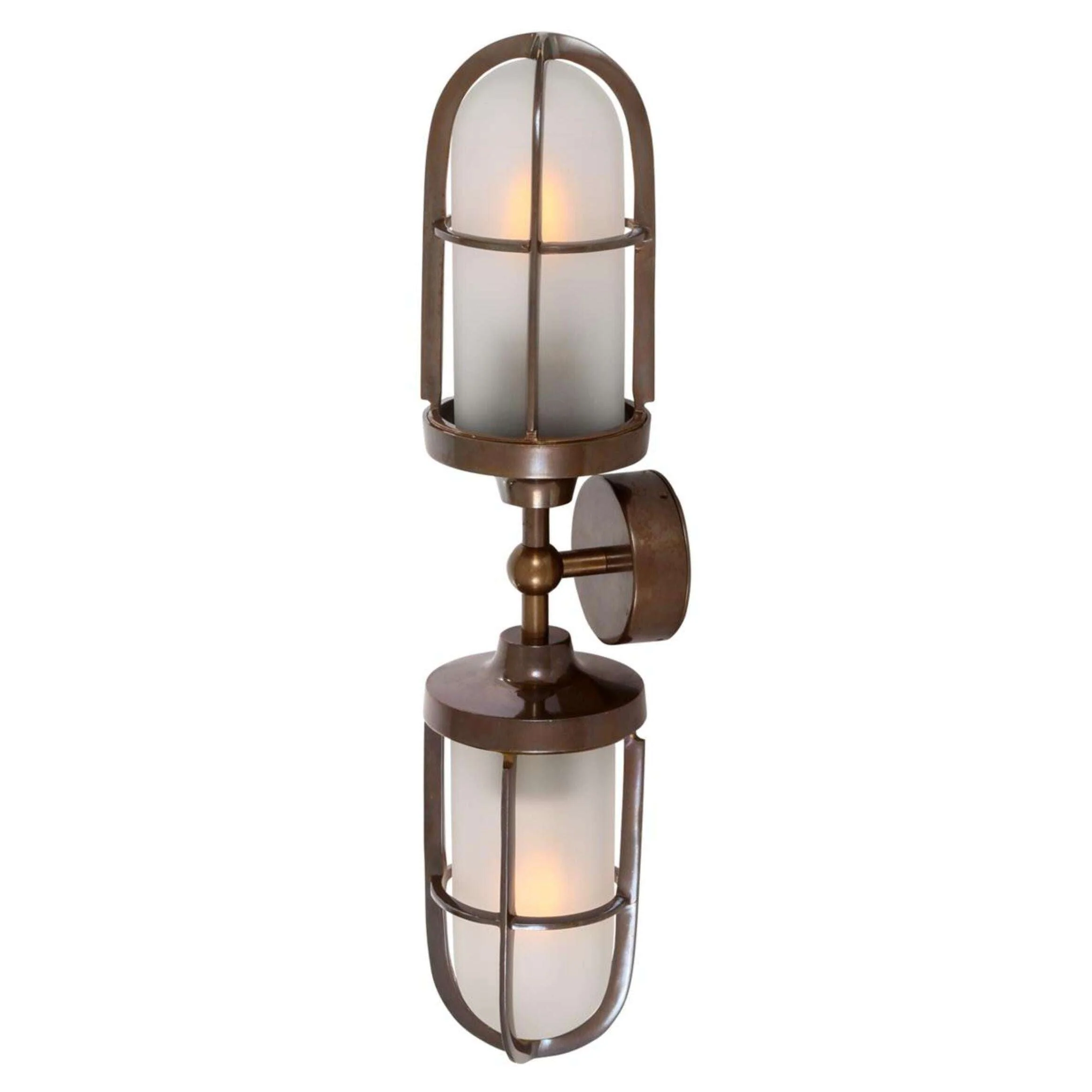 Clayton Bathroom Double Well Wall Light - Image 11