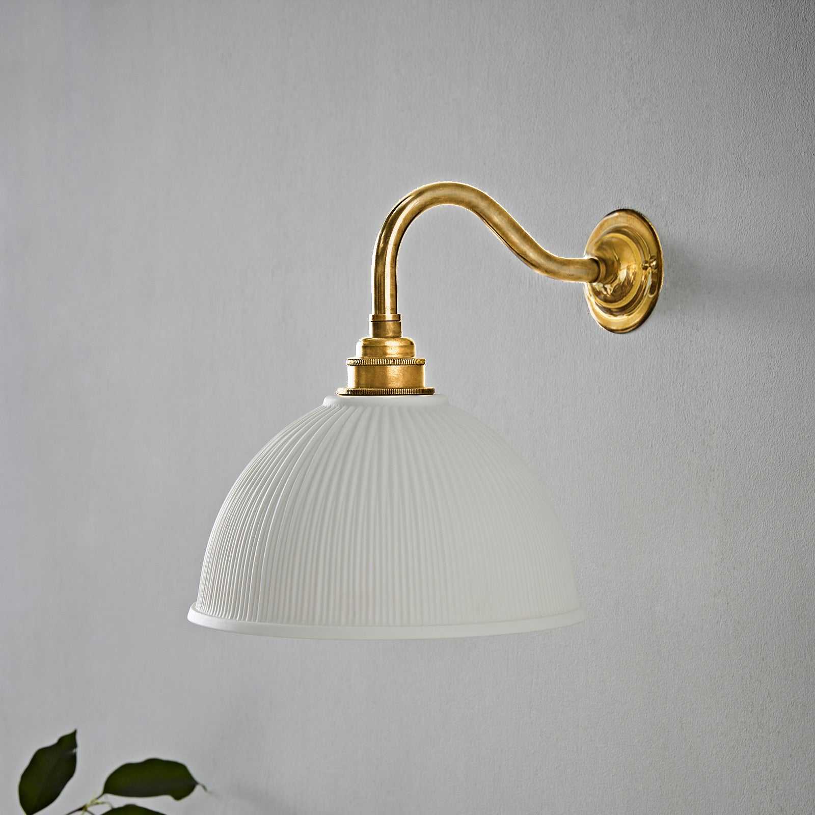 Denton Medium Ribbed Ceramic Shade Wall Light - Image 5