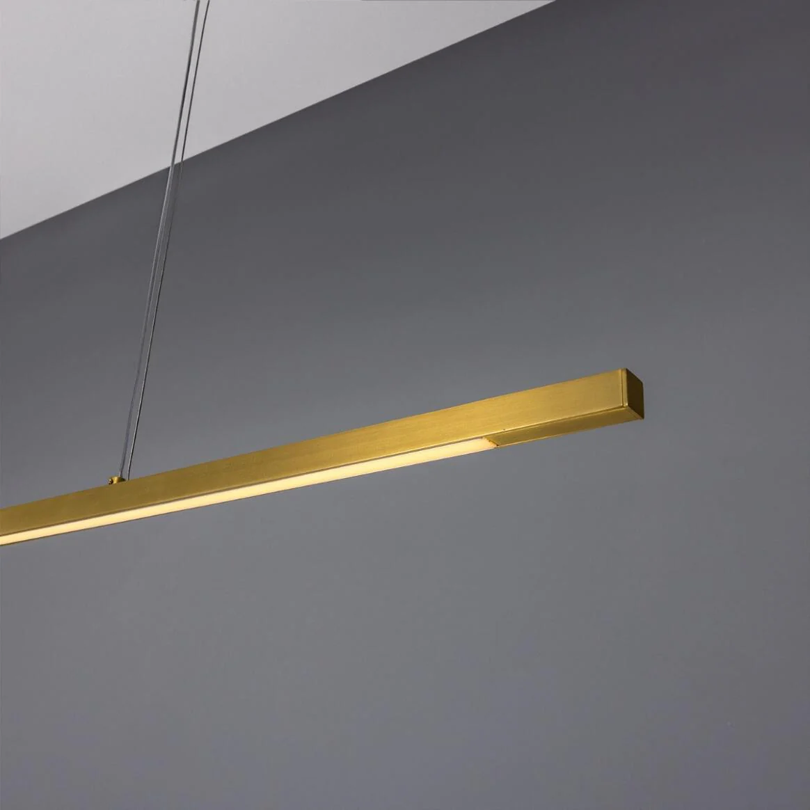 Fairfield Contemporary Brass LED Linear Pendant