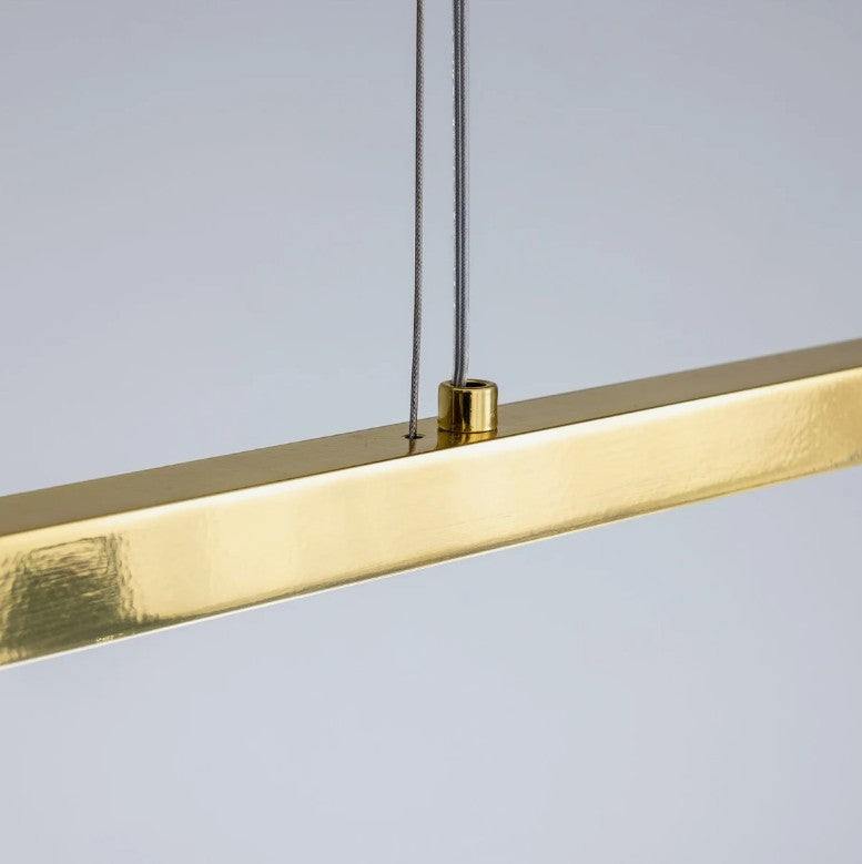Fairfield Contemporary Brass LED Linear Pendant - Image 2