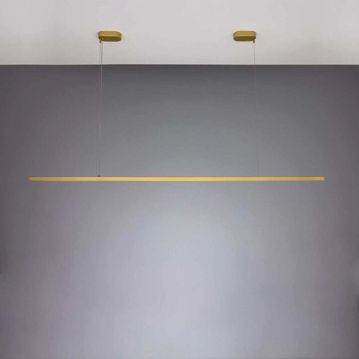 Fairfield Contemporary Brass LED Linear Pendant - Image 5