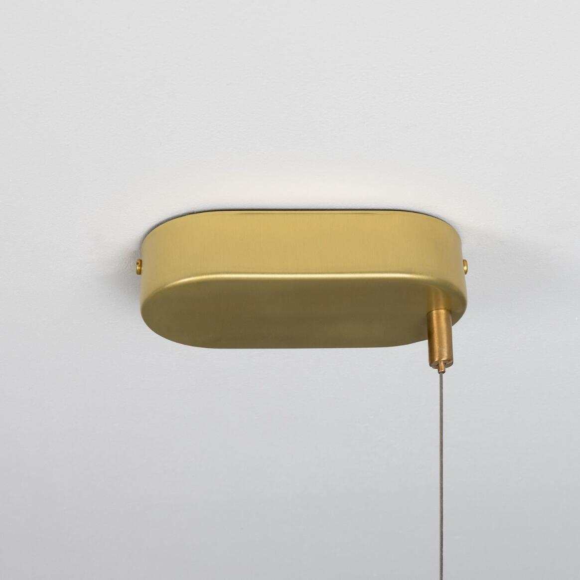 Fairfield Contemporary Brass LED Linear Pendant - Image 9