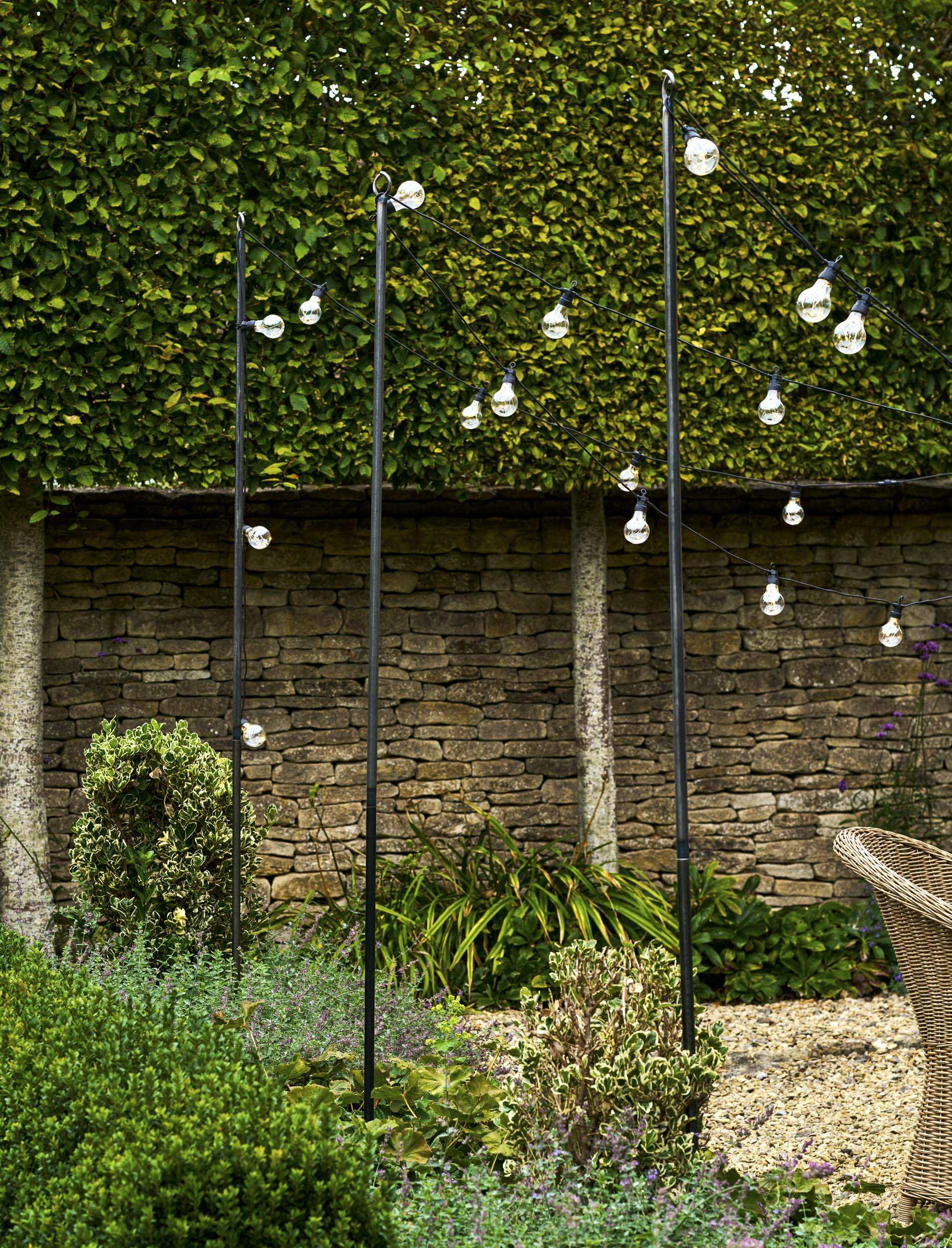 Festoon Poles for Outdoor Lighting