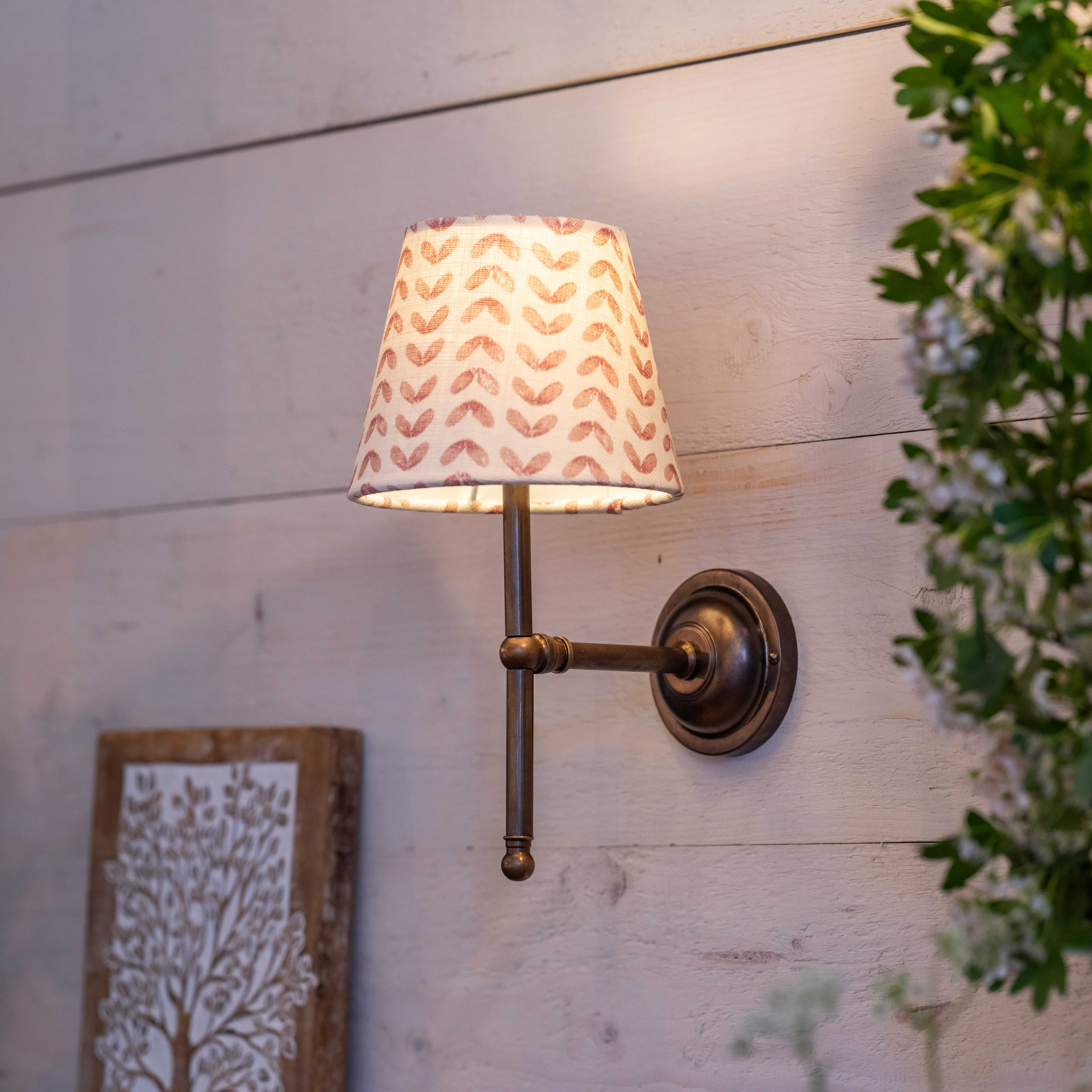 Finberry Fabric Shade Lupin Wall Light - Image 10