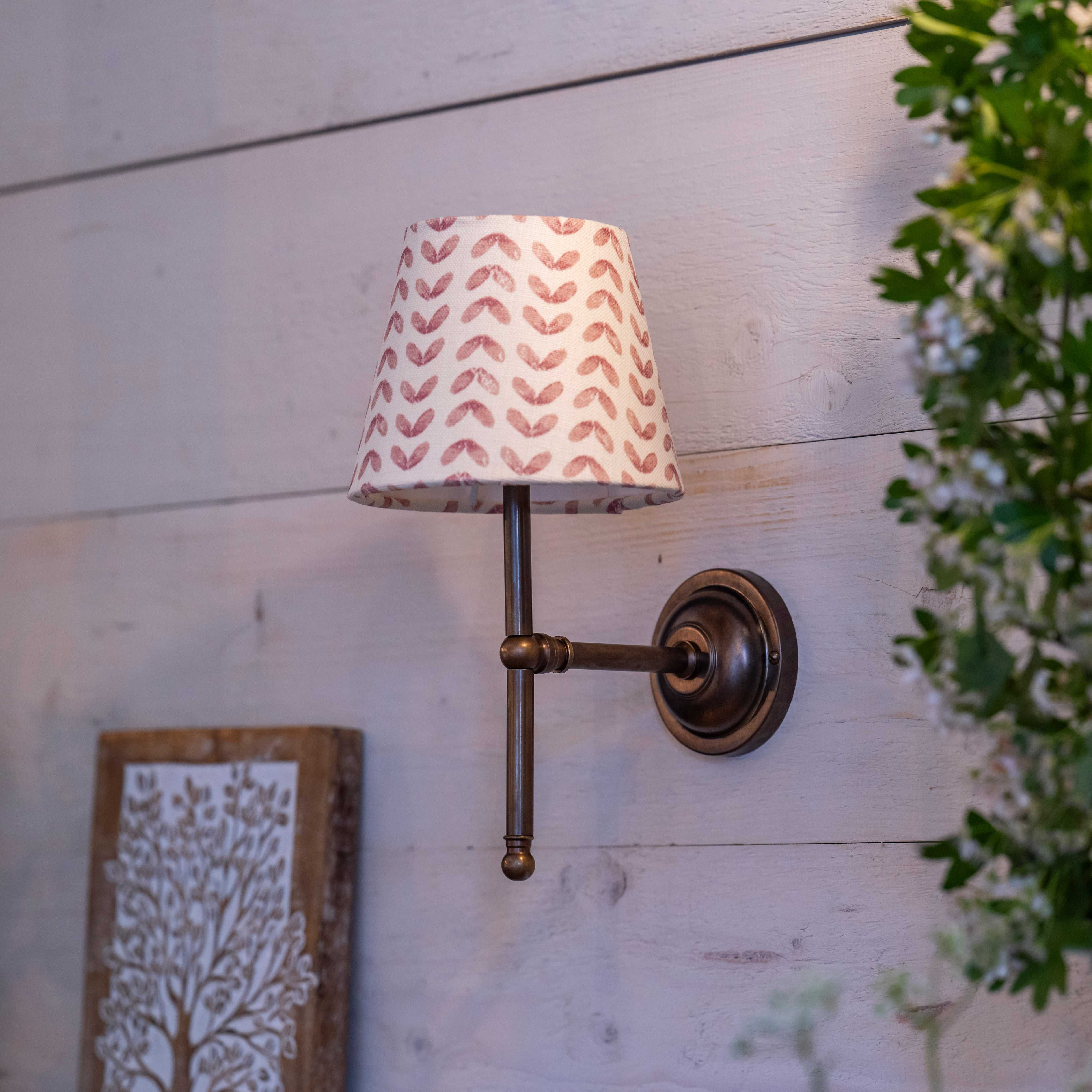 Finberry Fabric Shade Lupin Wall Light - Image 11