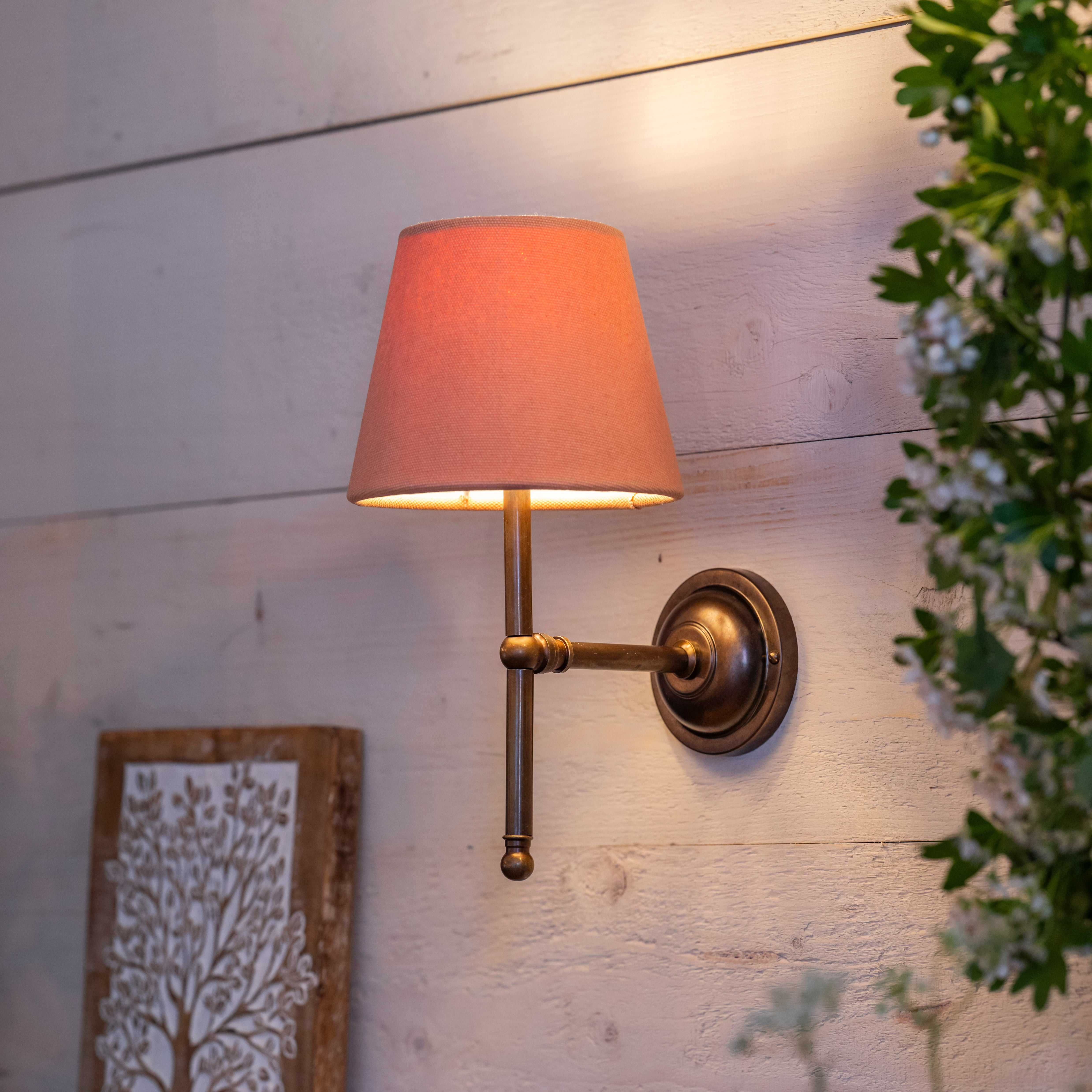Finberry Fabric Shade Lupin Wall Light - Image 12