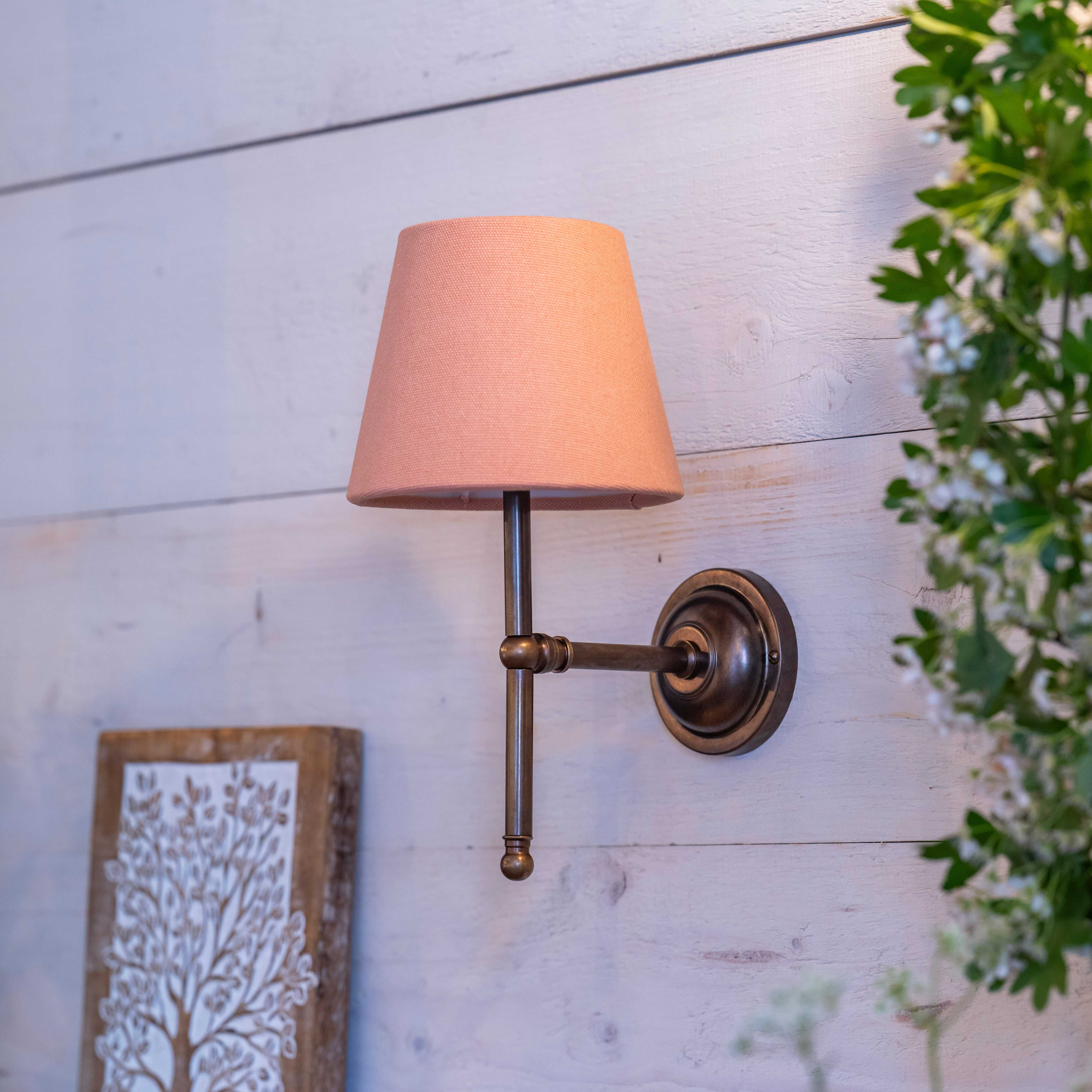 Finberry Fabric Shade Lupin Wall Light - Image 13
