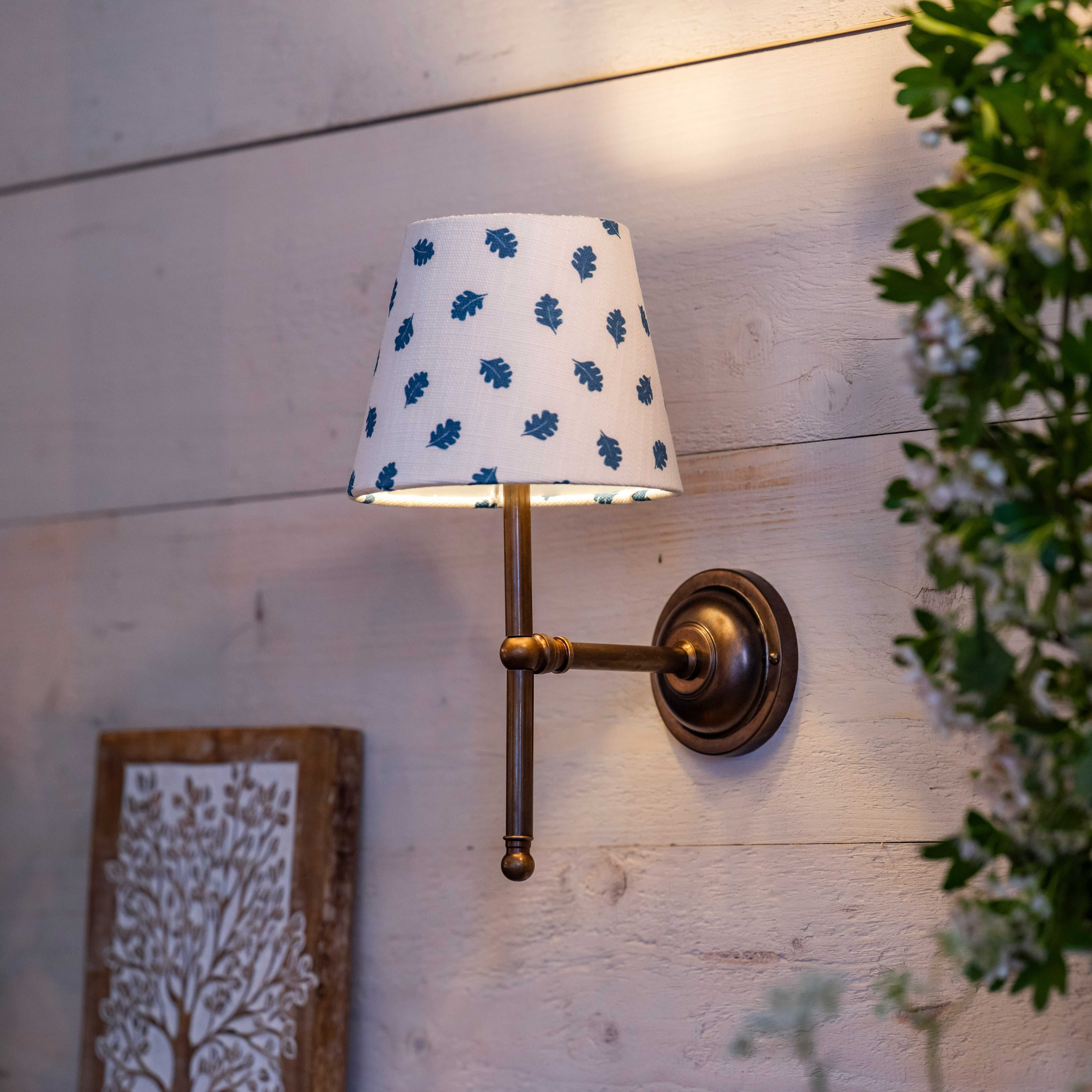 Finberry Fabric Shade Lupin Wall Light - Image 14