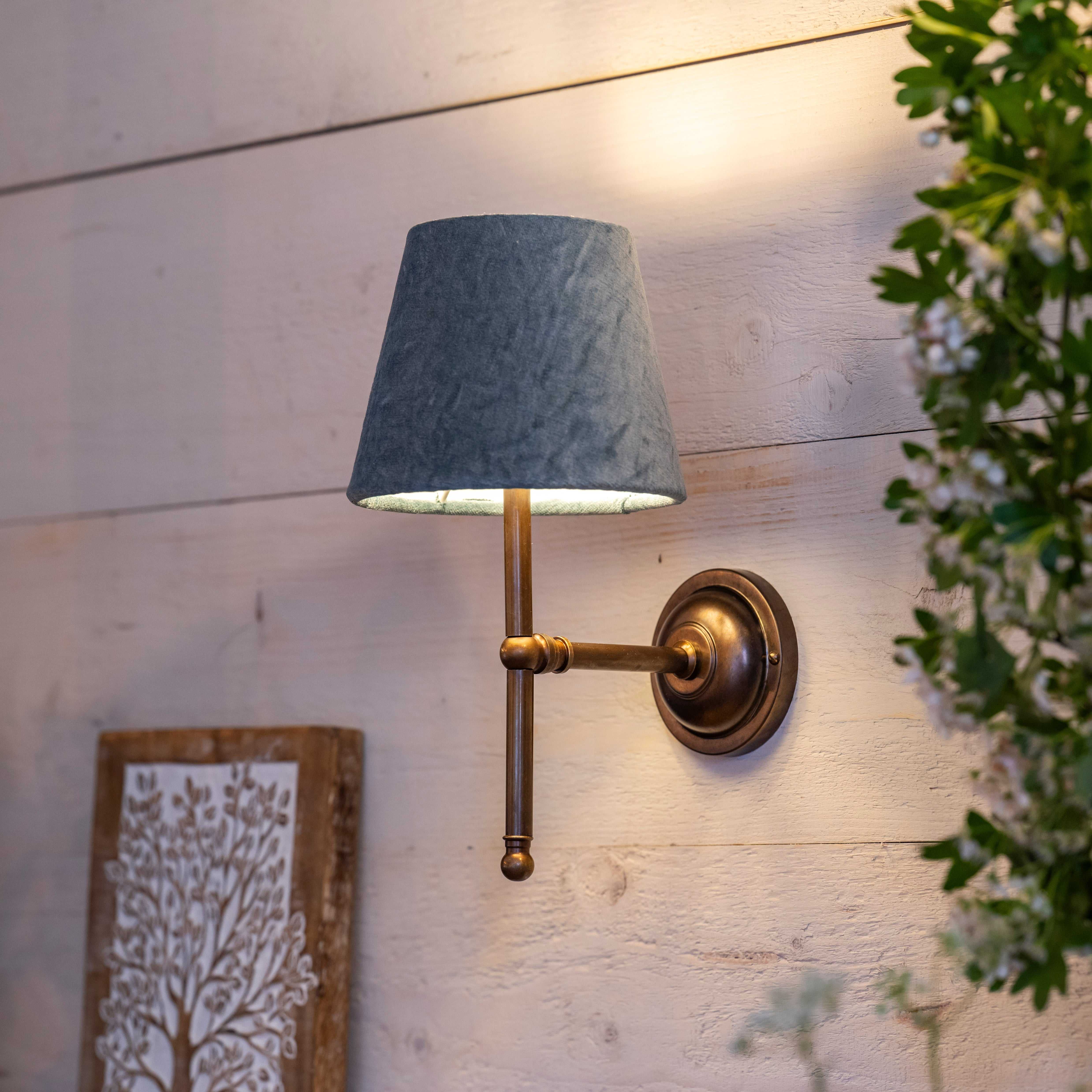 Finberry Fabric Shade Lupin Wall Light - Image 16