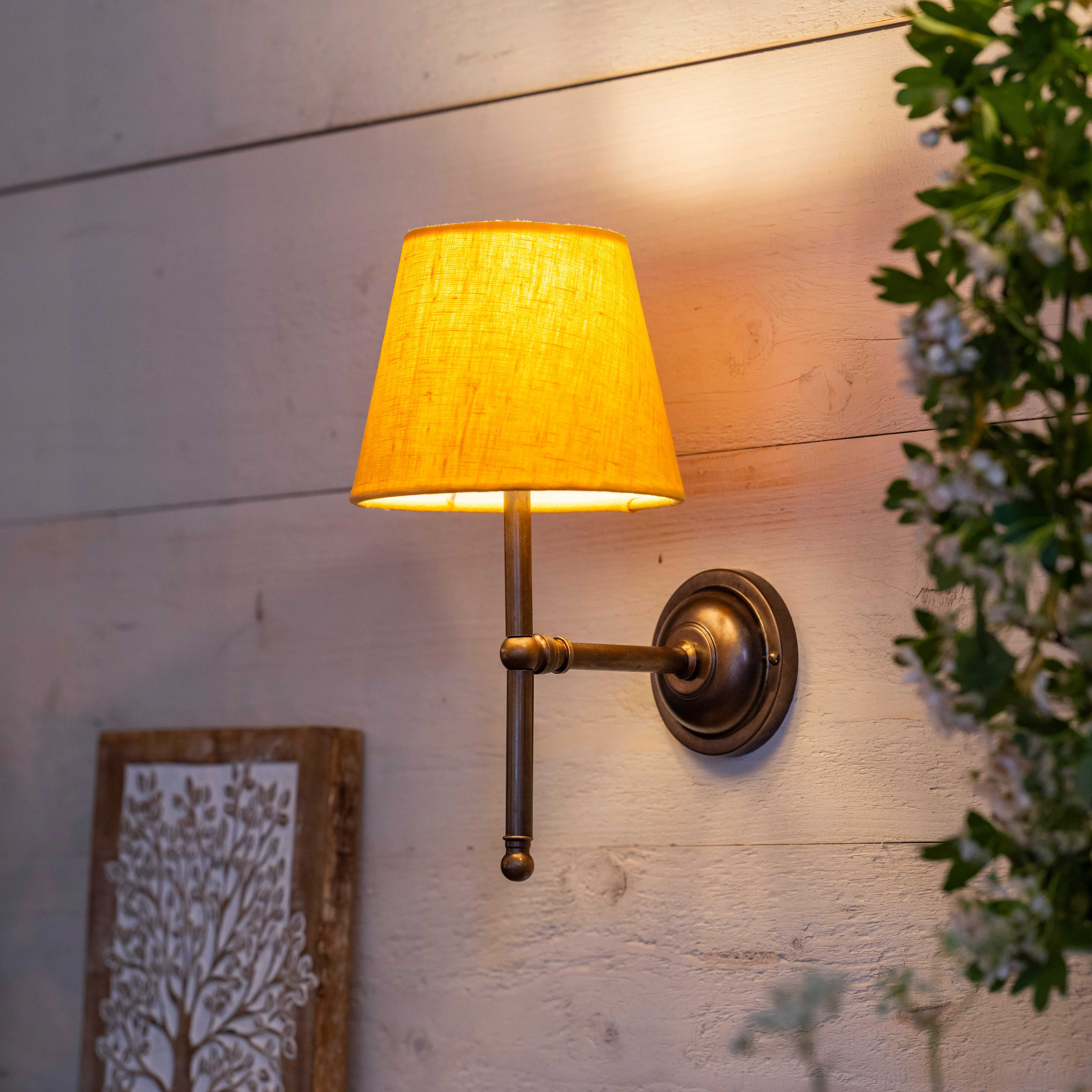 Finberry Fabric Shade Lupin Wall Light - Image 18