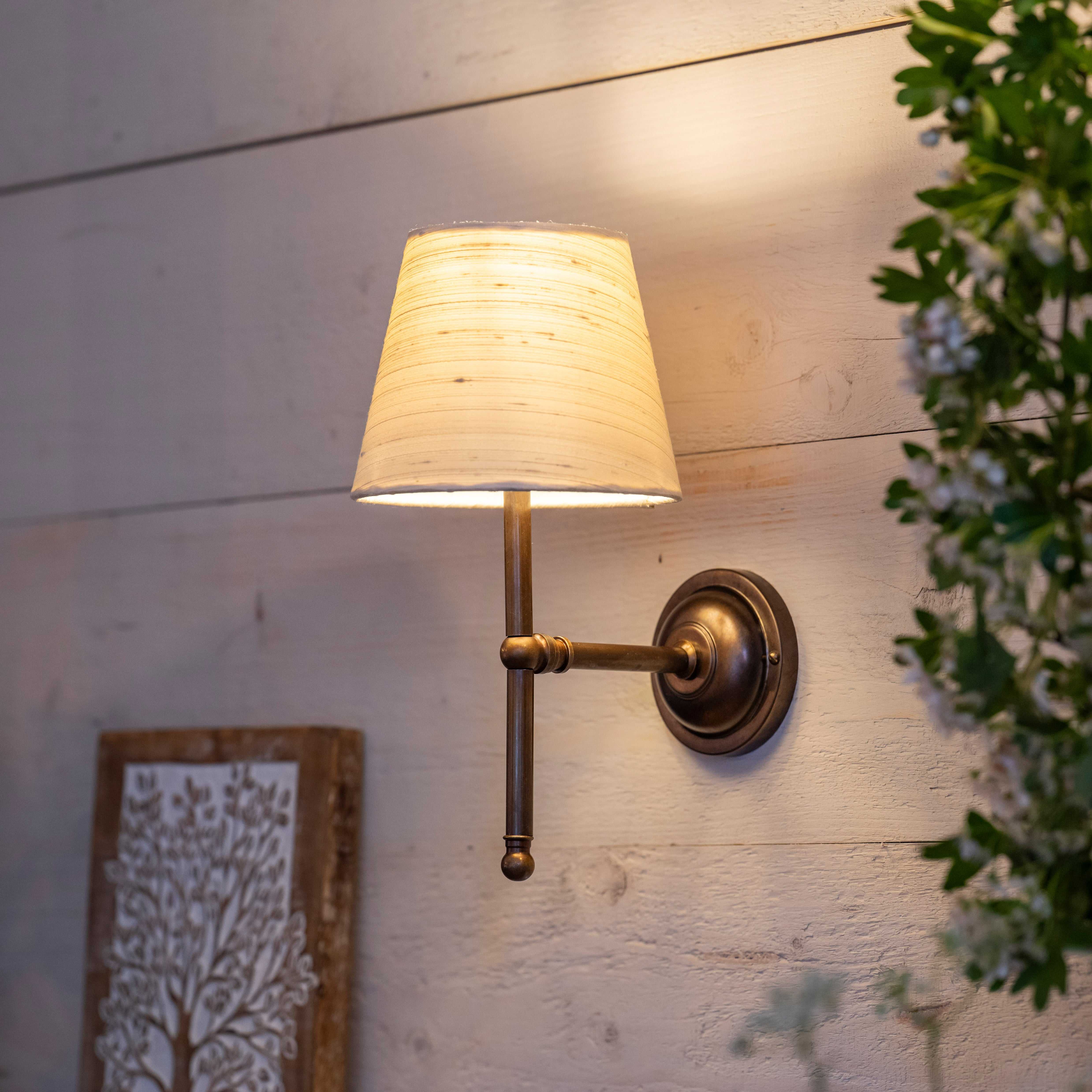 Finberry Fabric Shade Lupin Wall Light - Image 6