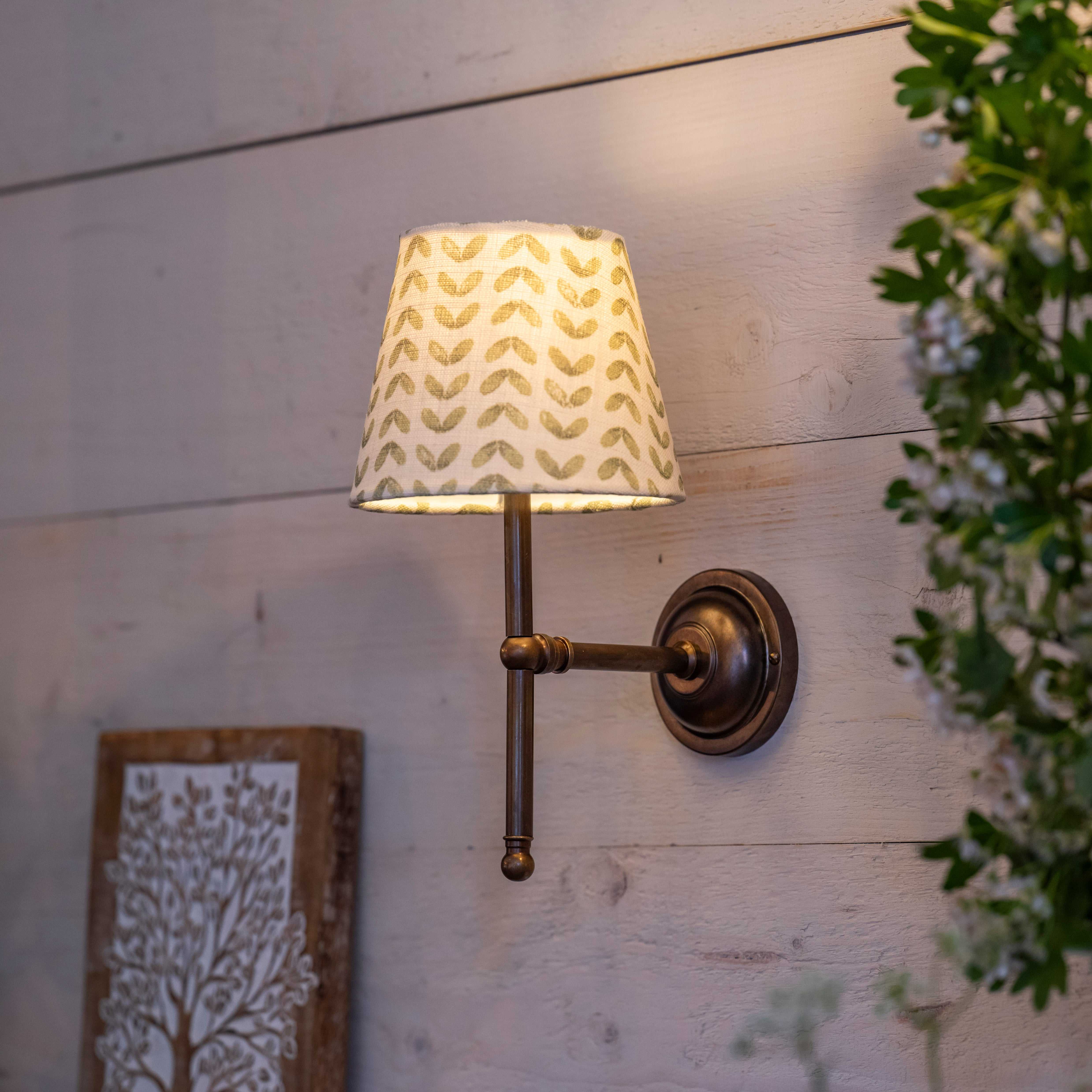 Finberry Fabric Shade Lupin Wall Light - Image 8