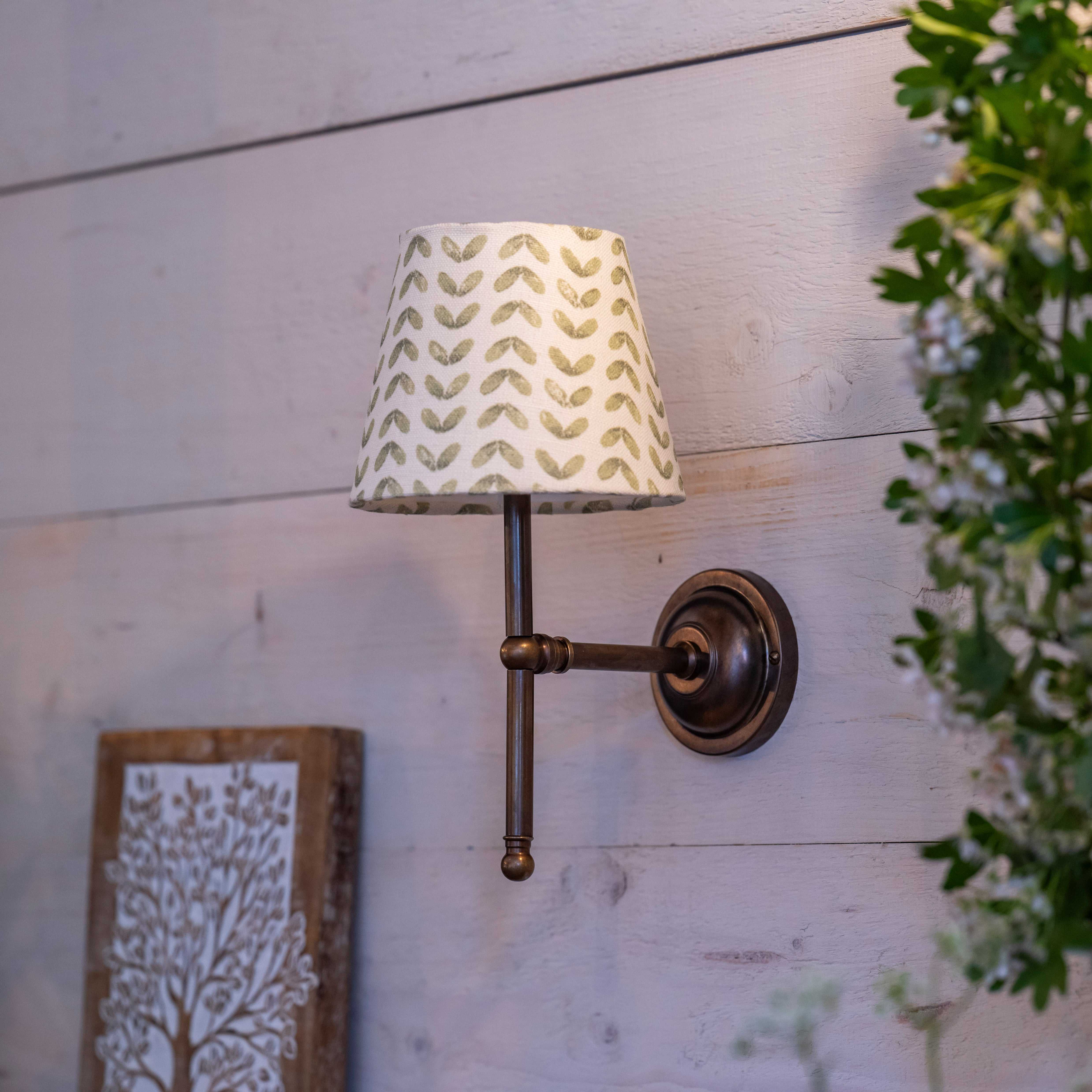 Finberry Fabric Shade Lupin Wall Light - Image 9