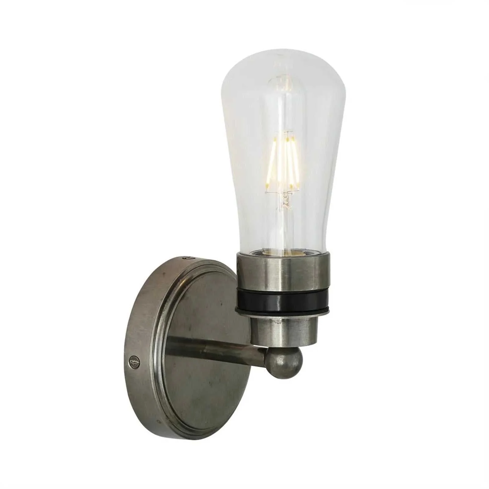 Iden Bathroom Wall Light in Matt Black - Image 2