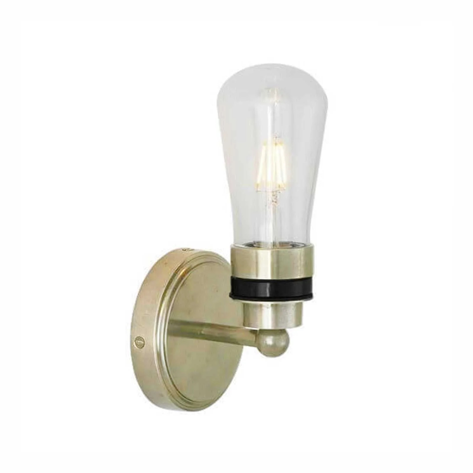 Iden Bathroom Wall Light in Matt Black - Image 5