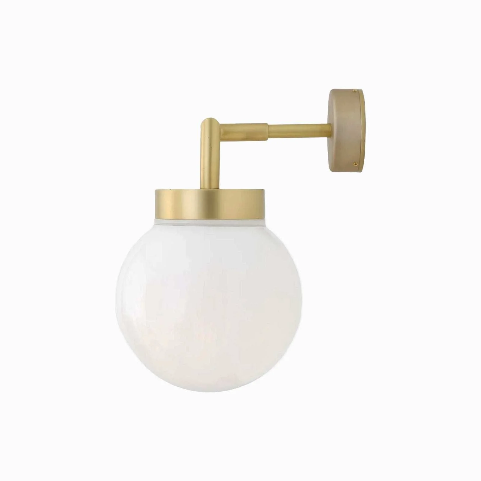 Jordan White Glass Bathroom Wall Light - Image 3