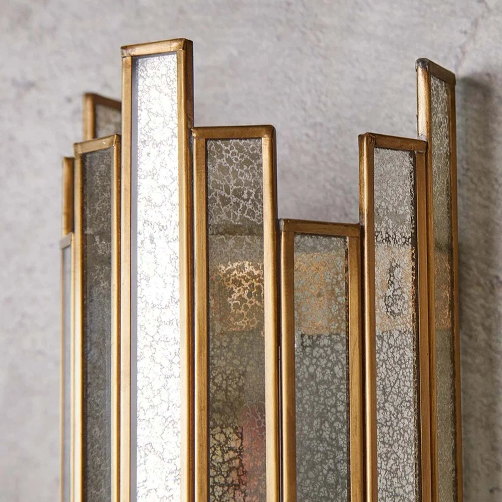 Pooky Tall Melville Vintage Glass Wall Light - Image 4