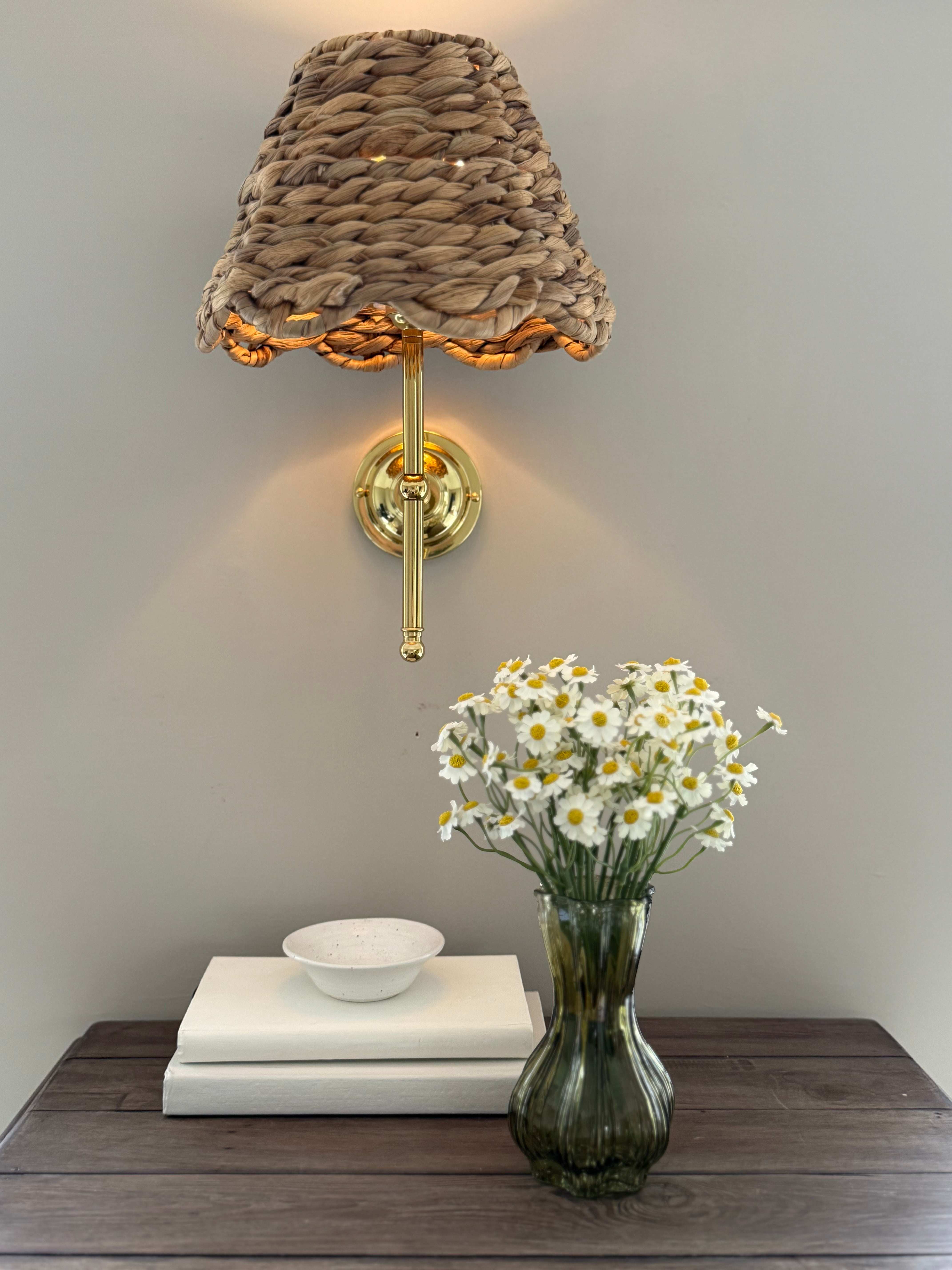 Rechargeable Wall Light - Straight Arm (Shade Not Included)