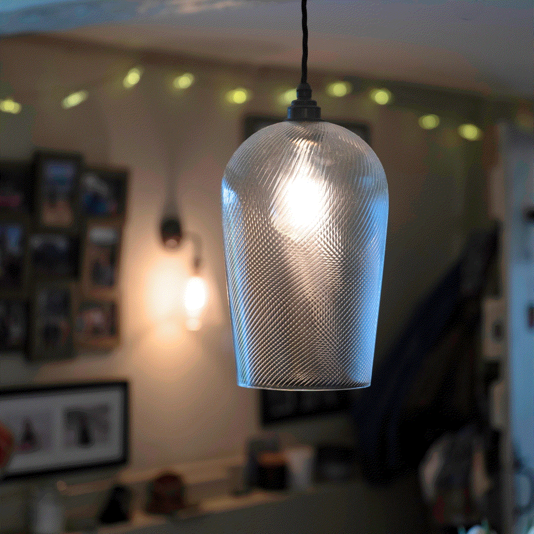 Royal Prismatic Glass Shade Pendant Light