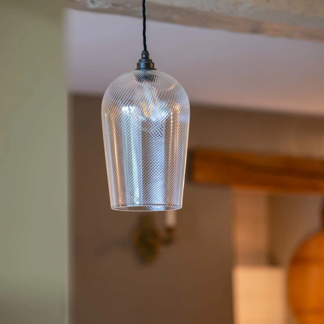 Royal Prismatic Glass Shade Pendant Light - Image 2