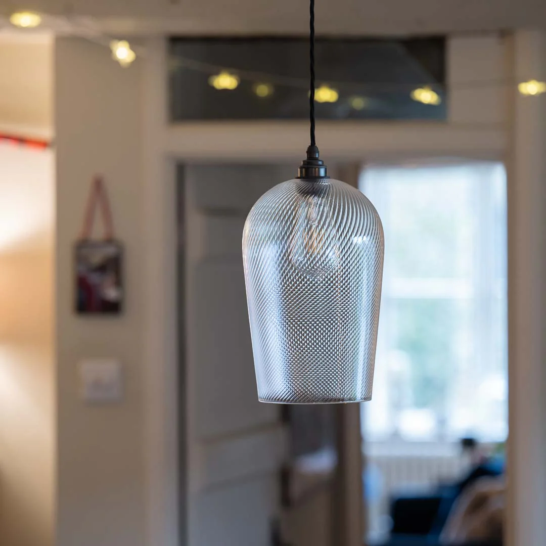 Royal Prismatic Glass Shade Pendant Light - Image 3