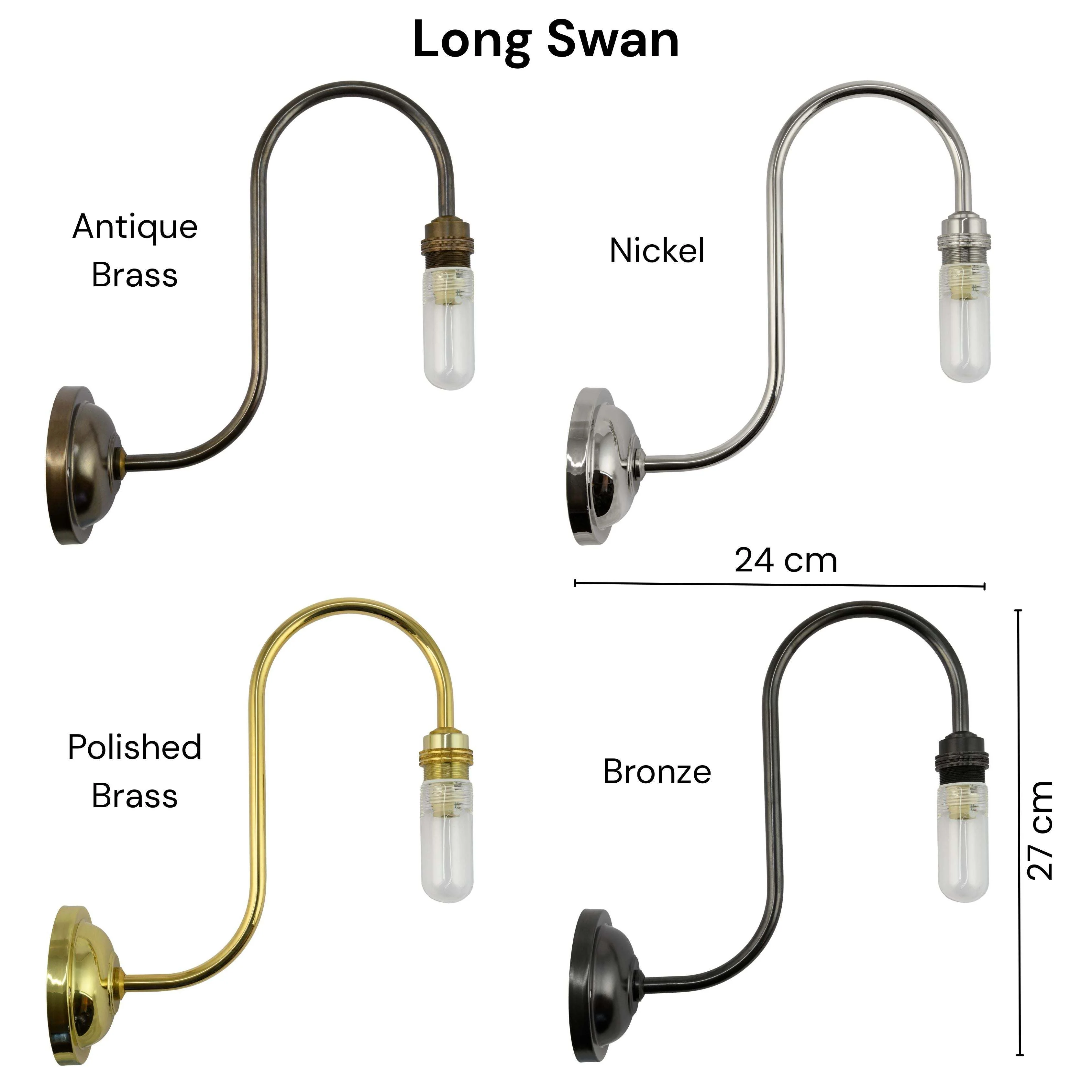 Soho Small Smoked Glass Shade Bathroom Wall Light - Image 4