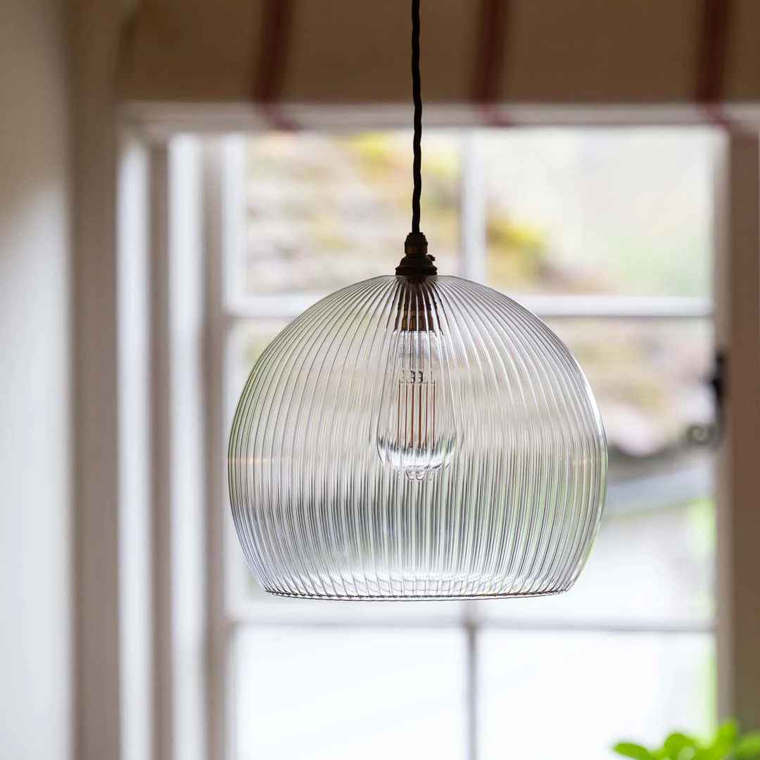Soho Extra Large Prismatic Glass Shade Pendant Light - Image 2