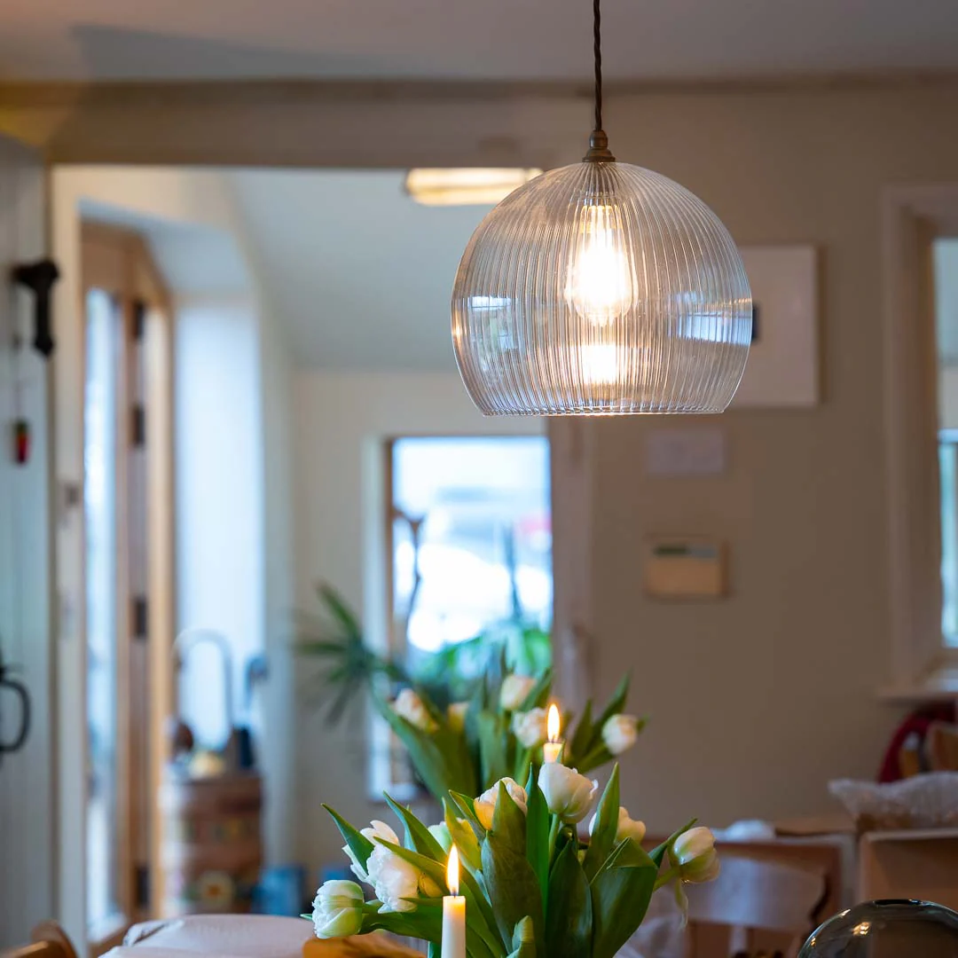 Soho Extra Large Prismatic Glass Shade Pendant Light - Image 3