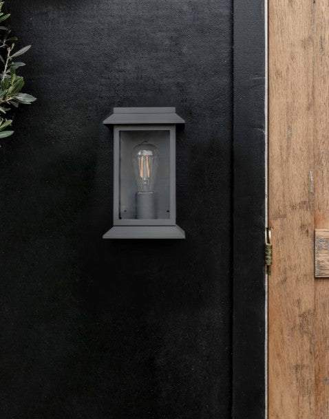 Stourton Carbon Steel Outdoor Wall Light - Image 4