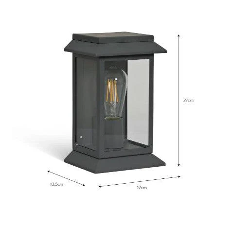 Stourton Carbon Steel Outdoor Wall Light - Image 8