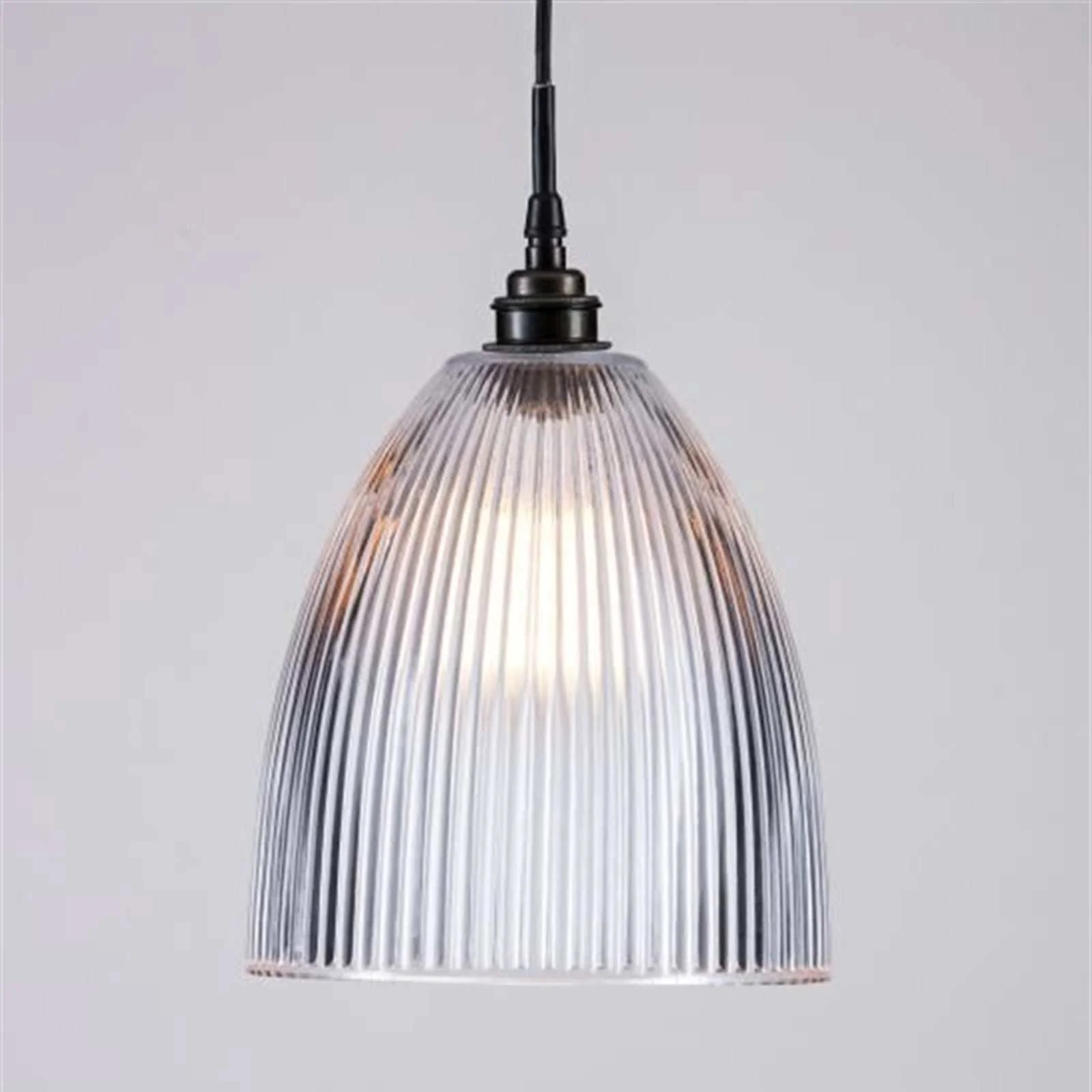 The Strand Bathroom Prismatic Glass Pendant Light - Medium