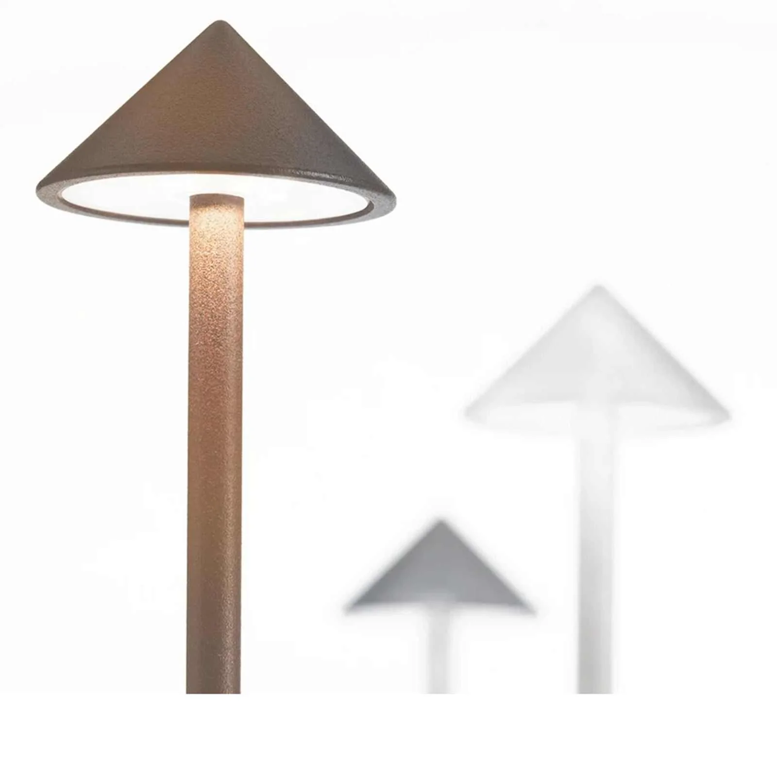 Zafferano Pina Pro Rechargeable Rust Table Lamp - Image 3