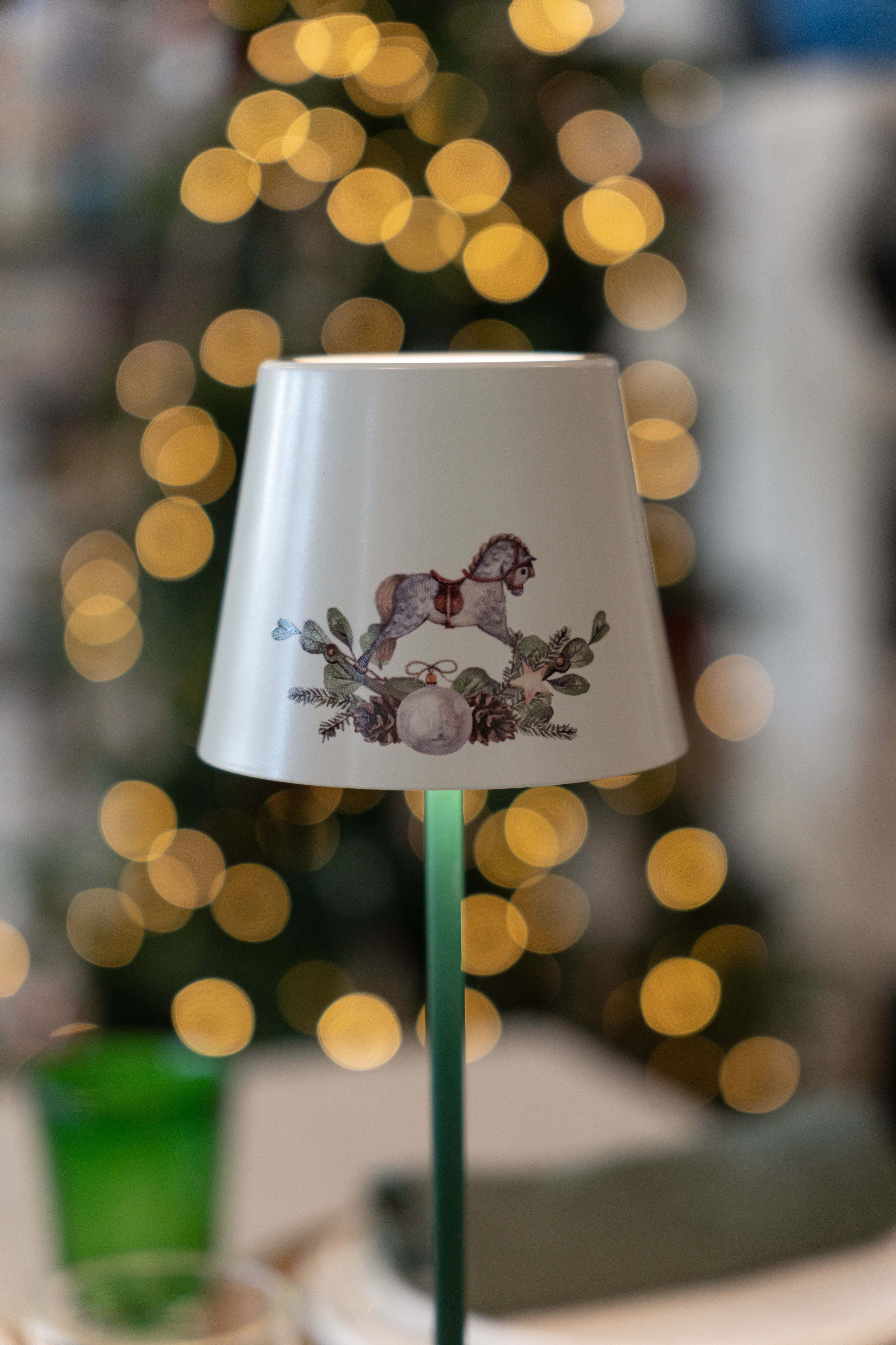 Zafferano Poldina Metal Cover - Christmas Rocking Horse Edition - Image 2
