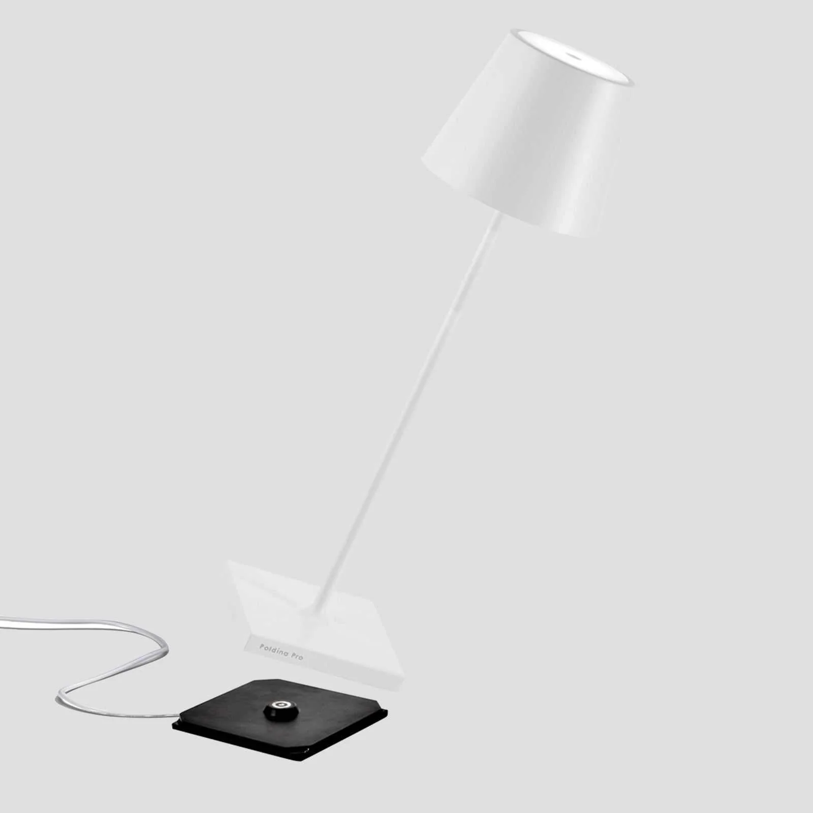 Zafferano Poldina Pro Rechargeable White Table Lamp - Image 6
